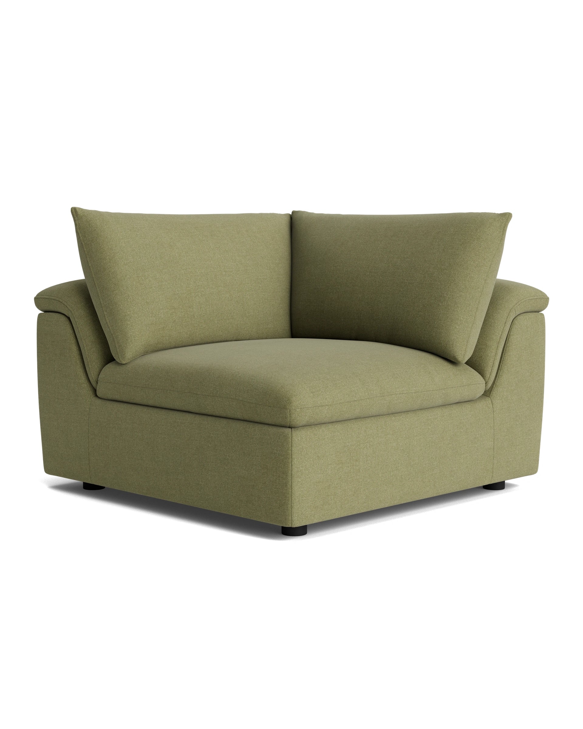 Melt Corner Sofa Module - Fossil Eucalyptus