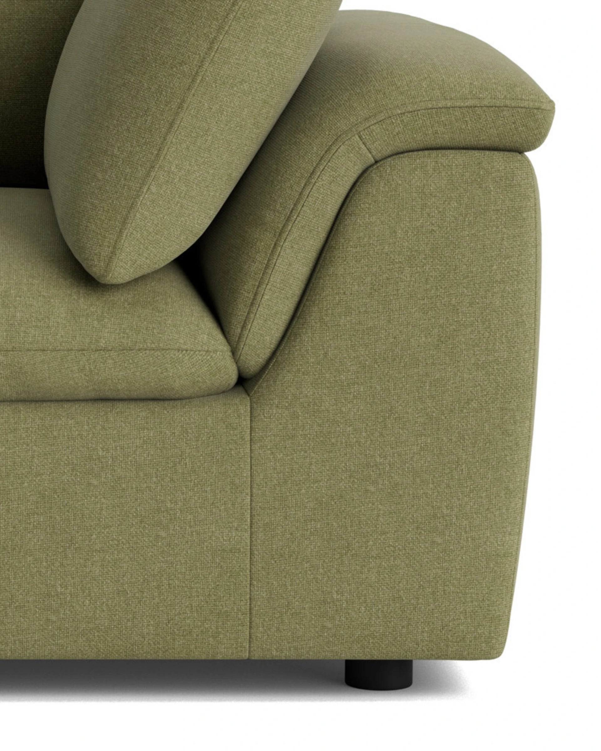 Melt Corner Sofa Module - Fossil Eucalyptus