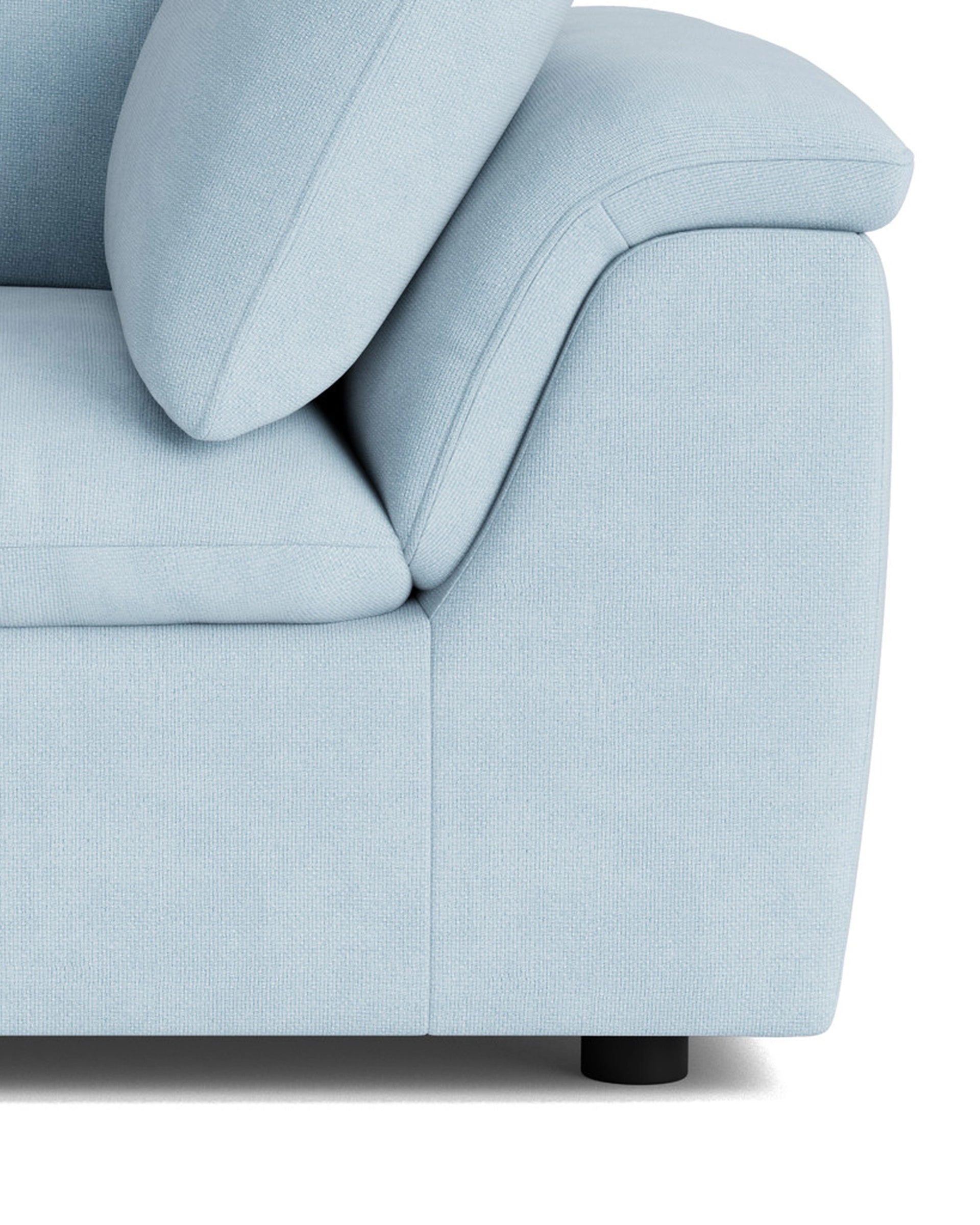 Melt Corner Sofa Module - Fossil Powder Blue