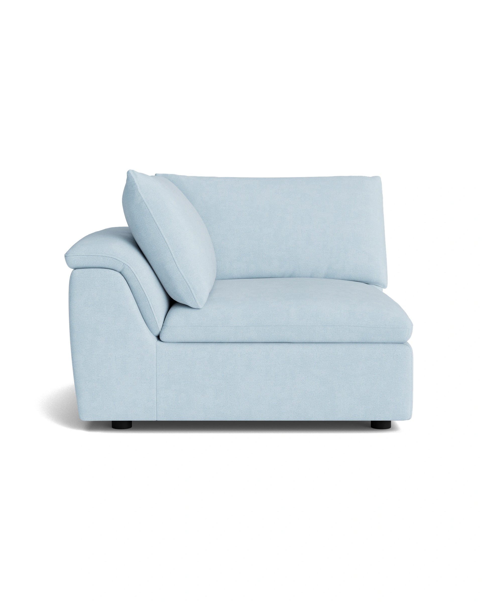 Melt Corner Sofa Module - Fossil Powder Blue