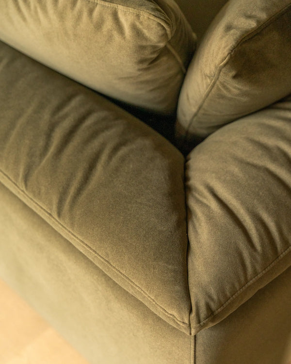 Melt Armless Middle Sofa Module - Eden Leaf