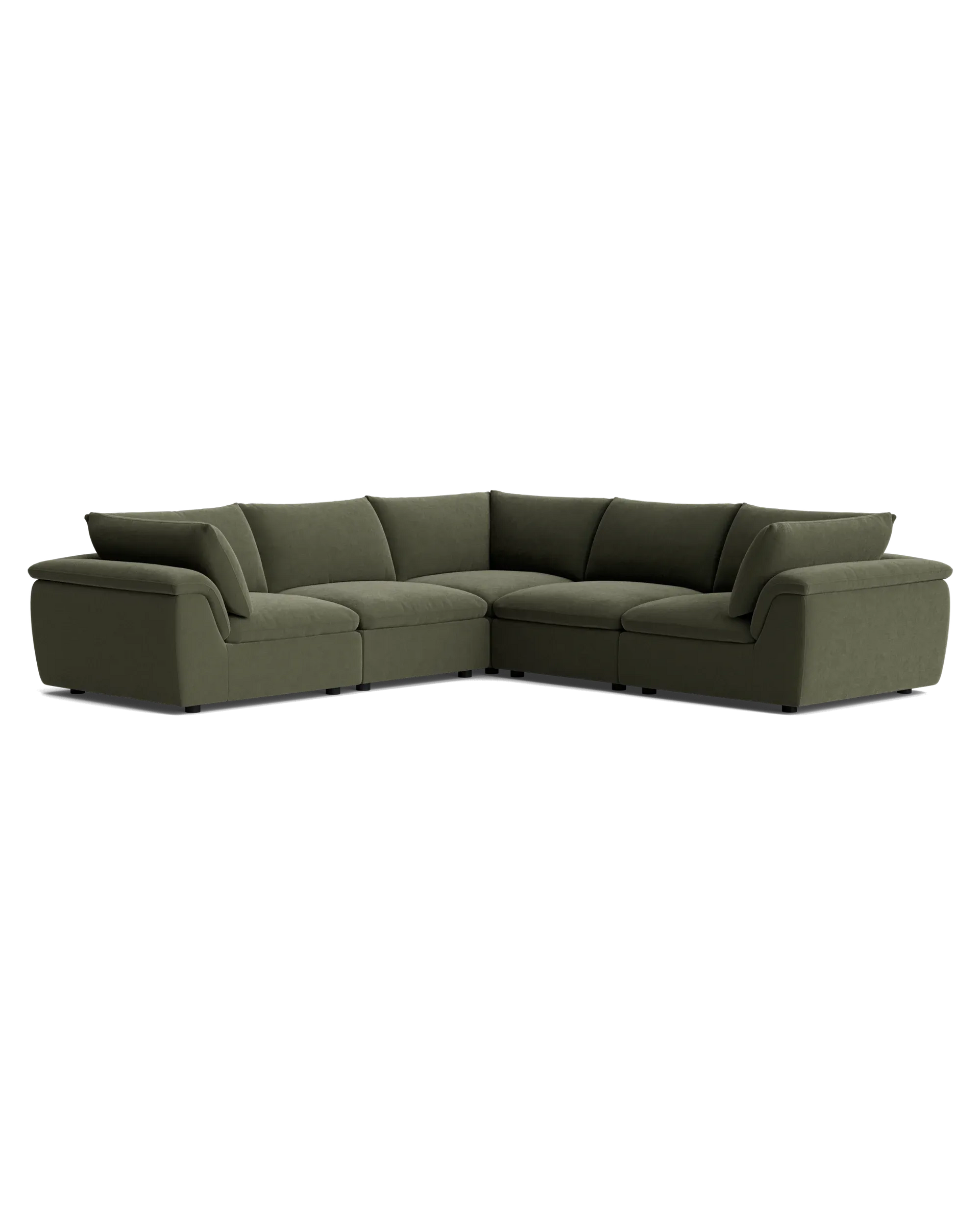 Melt Corner Sofa - Eden Leaf