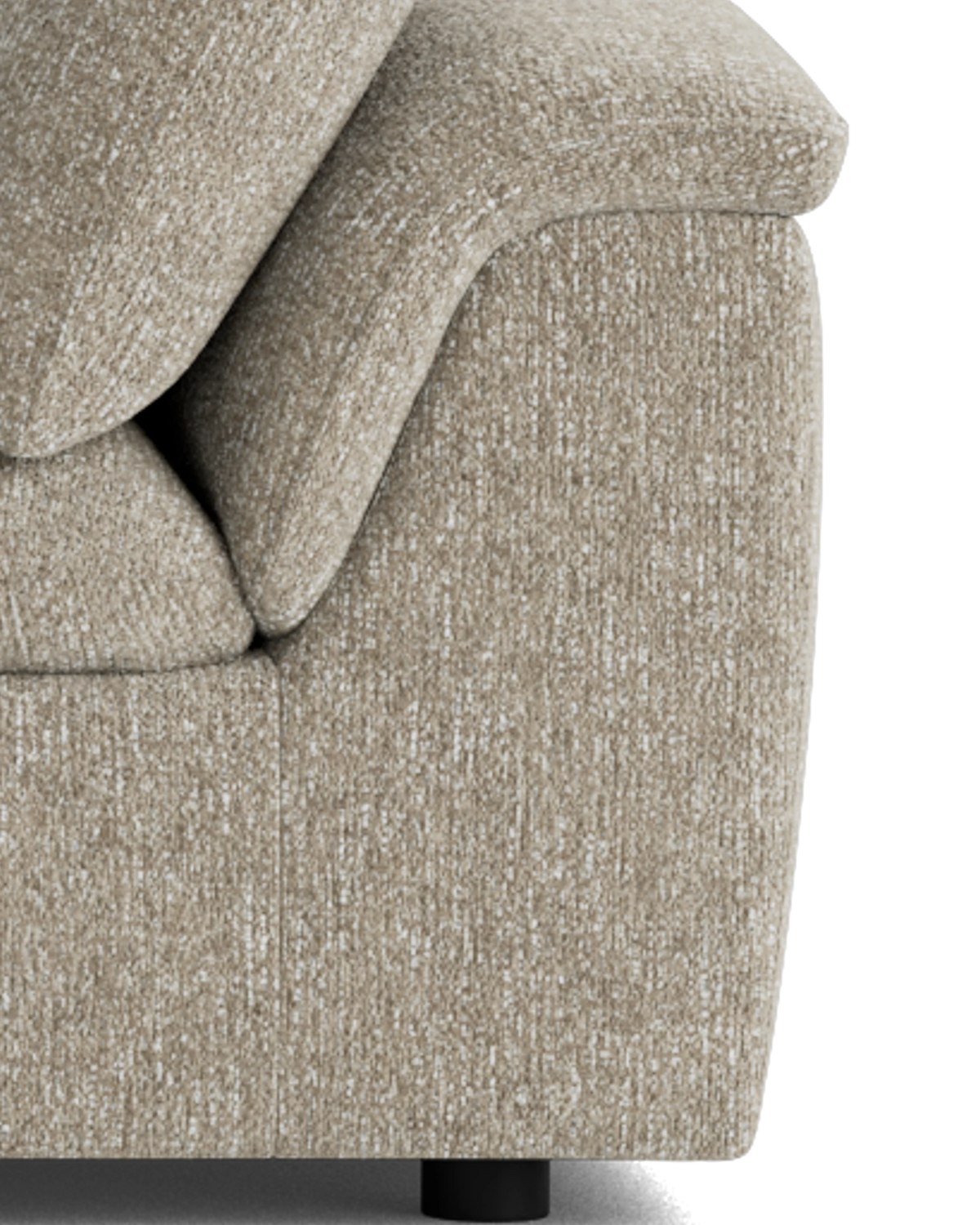 Melt Corner Sofa - Fleck Smoke