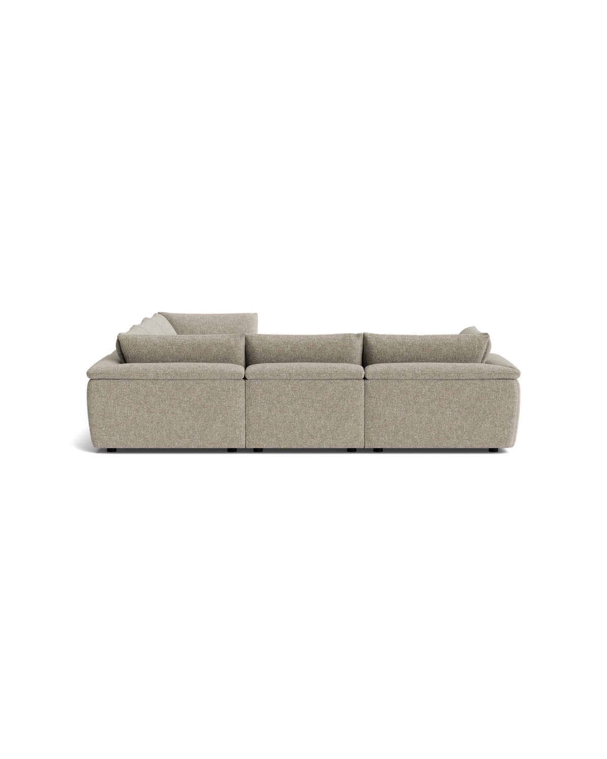 Melt Corner Sofa - Fleck Smoke