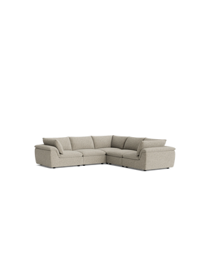 Melt Corner Sofa - Fleck Smoke