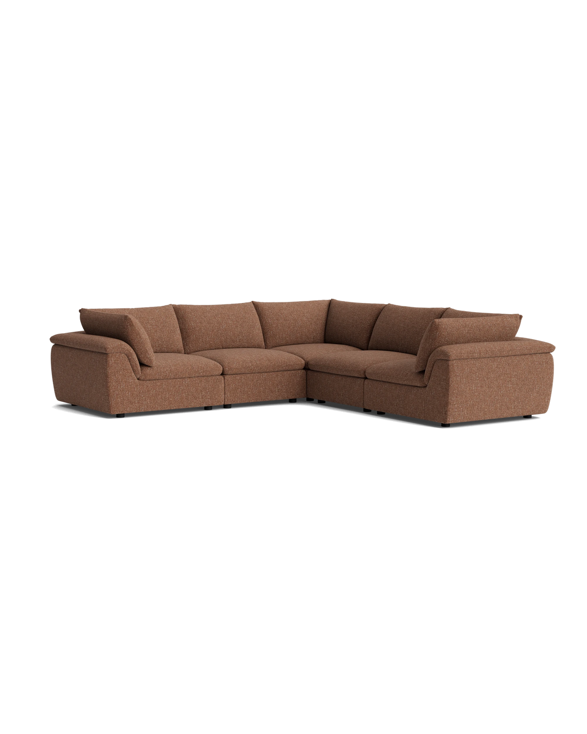 Melt Corner Sofa - Fleck Rust