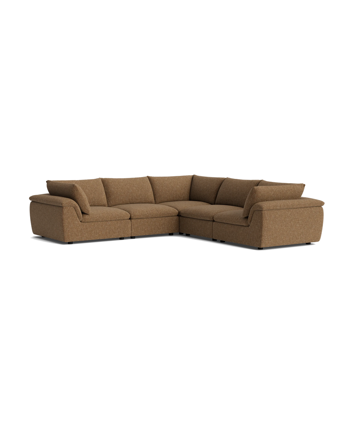Melt Corner Sofa - Fleck Ginger
