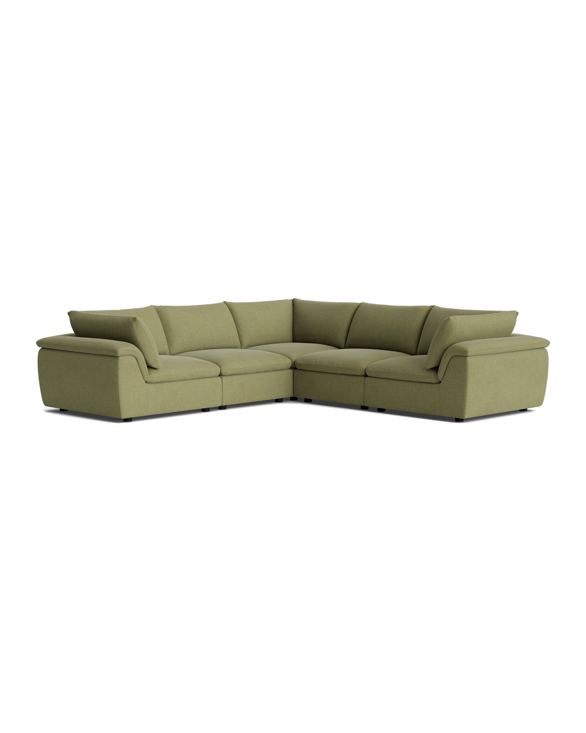 Melt Corner Sofa - Fossil Eucalyptus