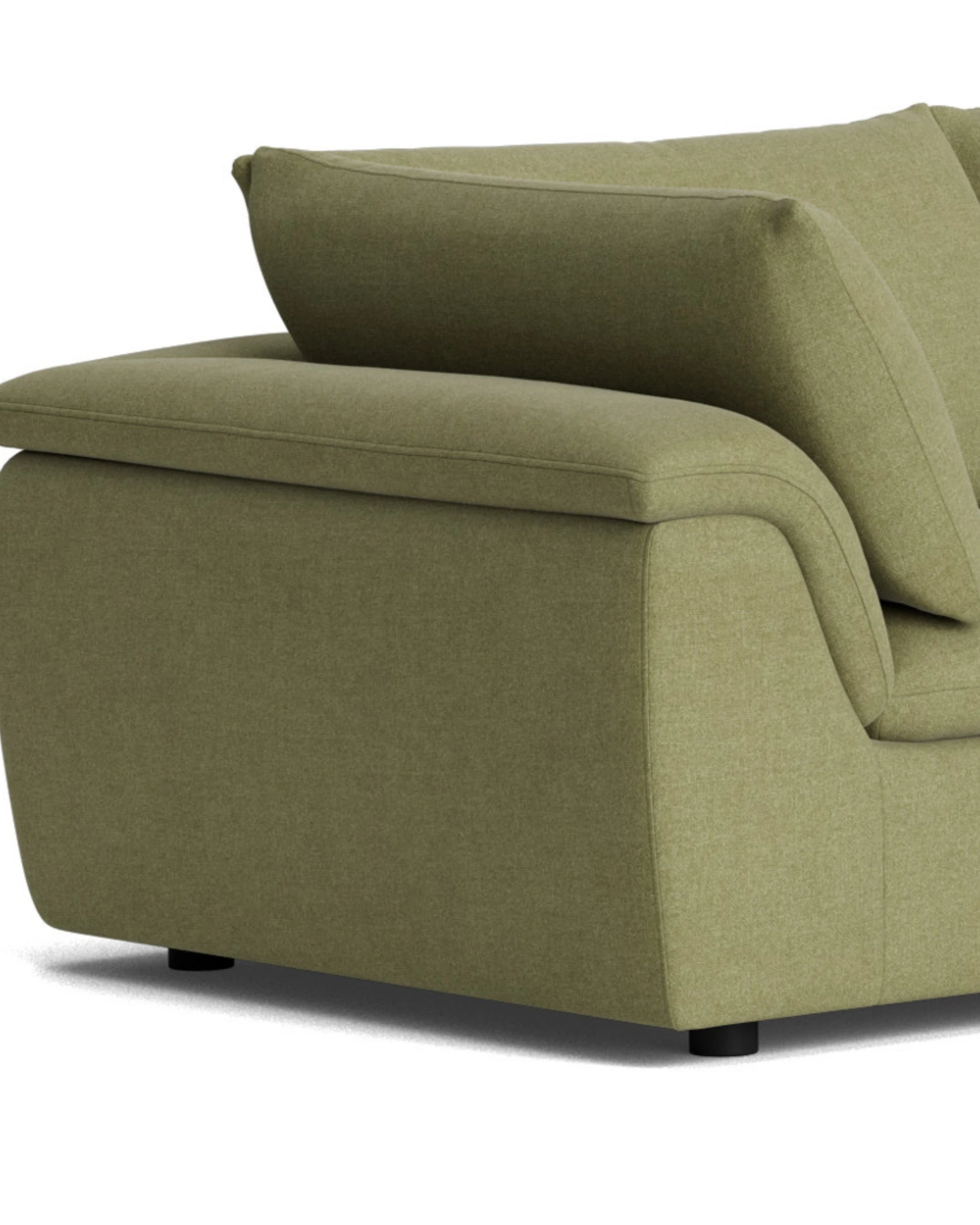 Melt Corner Sofa - Fossil Eucalyptus