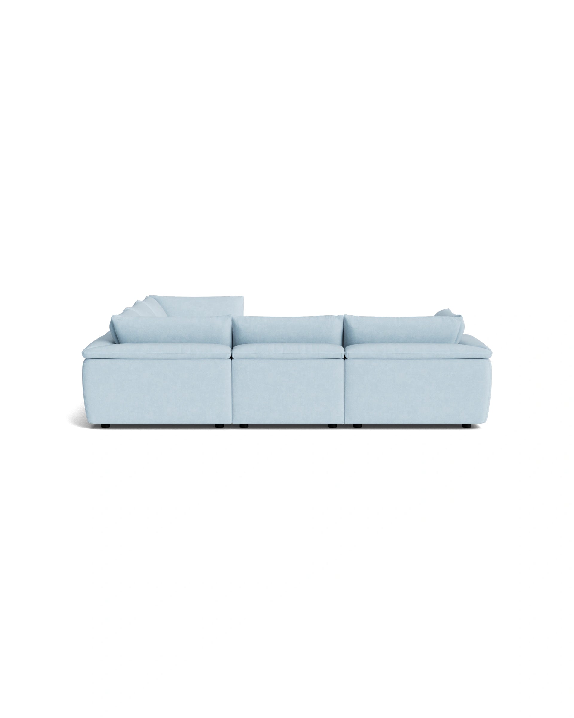 Melt Corner Sofa - Fossil Powder Blue