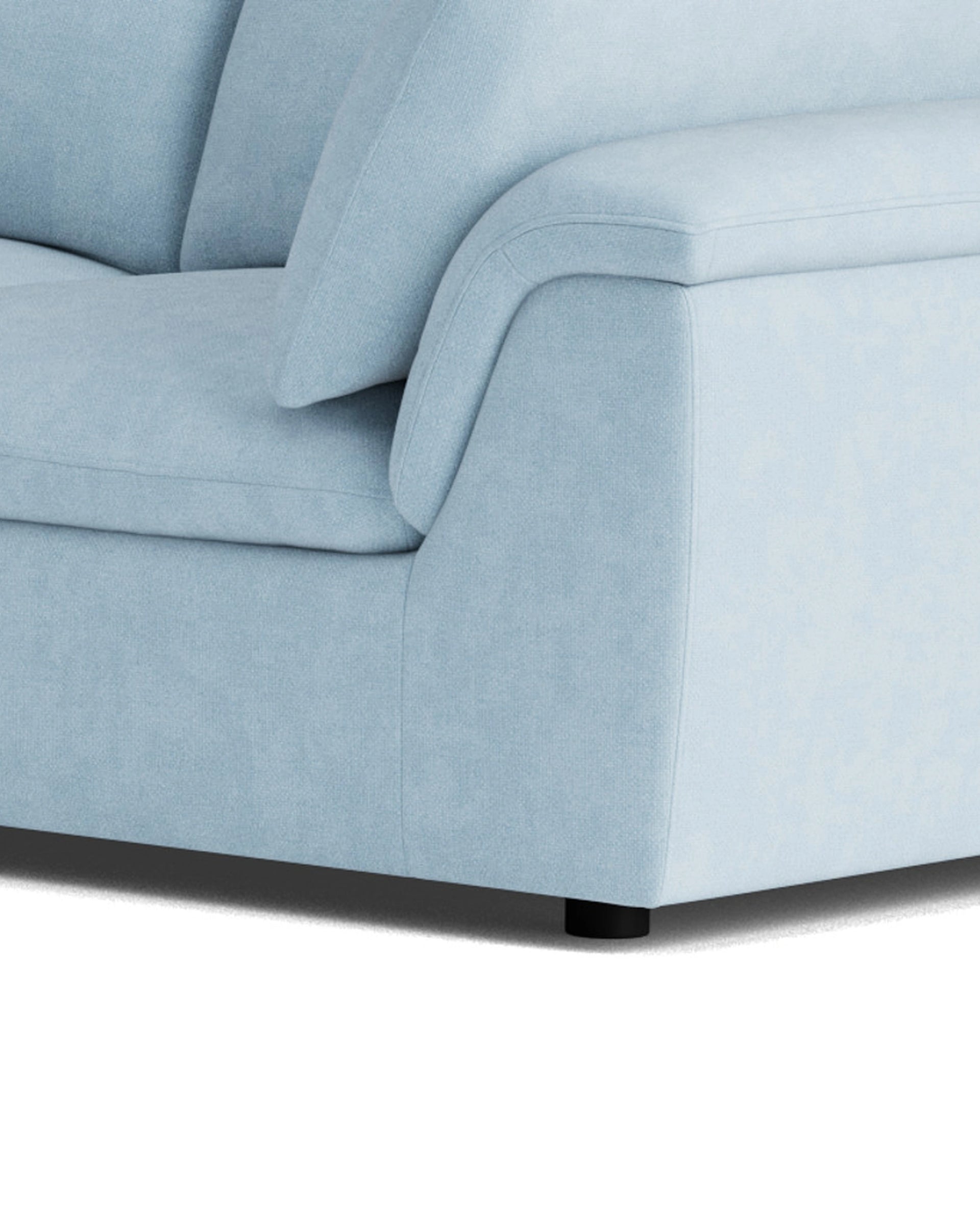 Melt Corner Sofa - Fossil Powder Blue