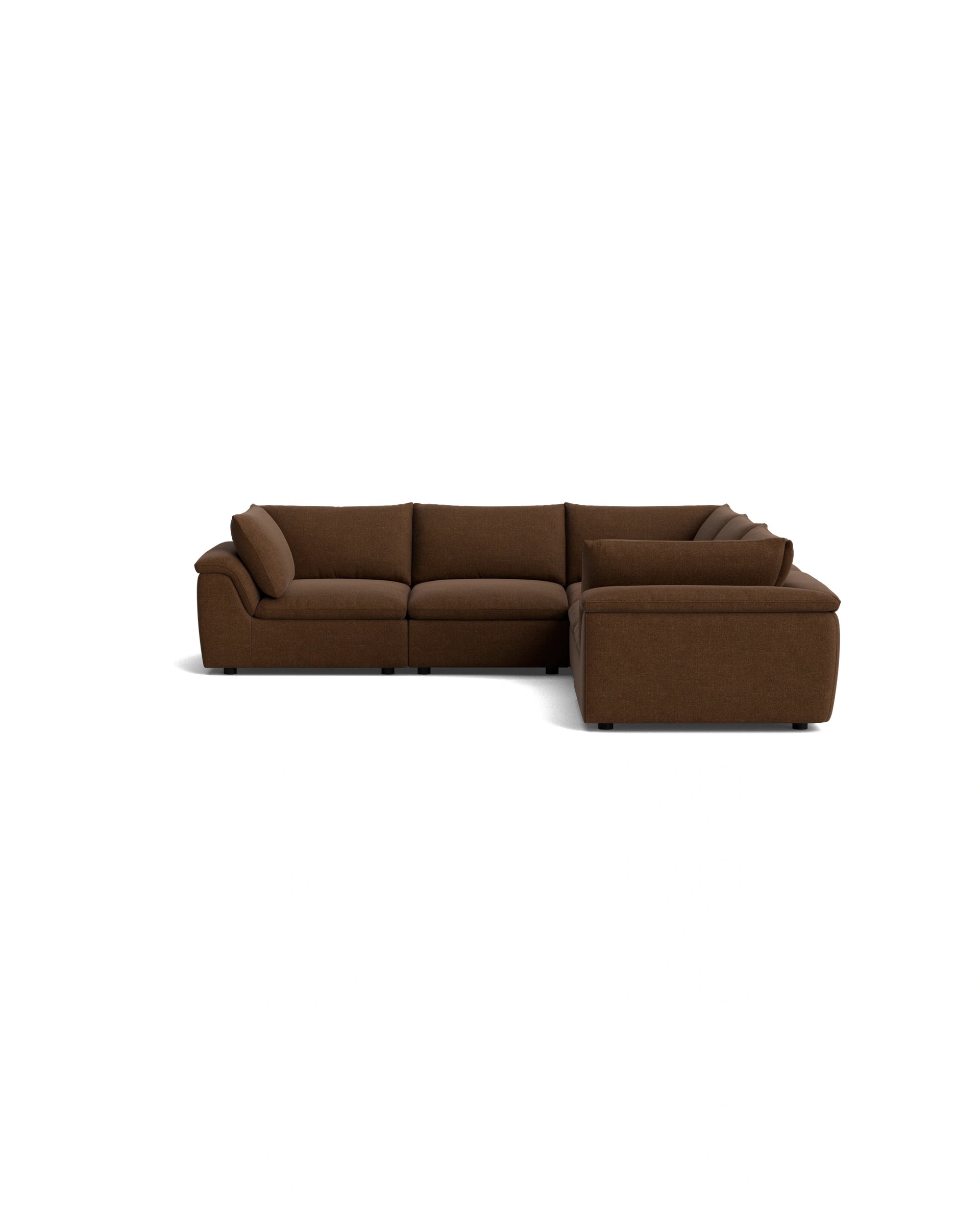 Melt Corner Sofa - Fossil Chocolate