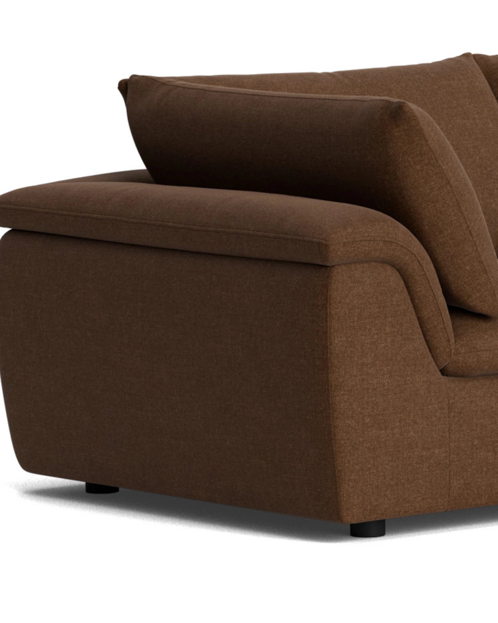 Melt Corner Sofa - Fossil Chocolate