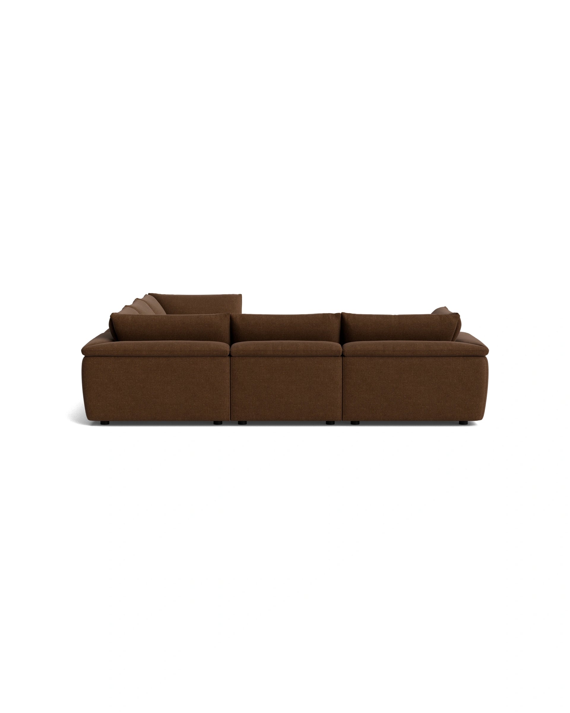 Melt Corner Sofa - Fossil Chocolate