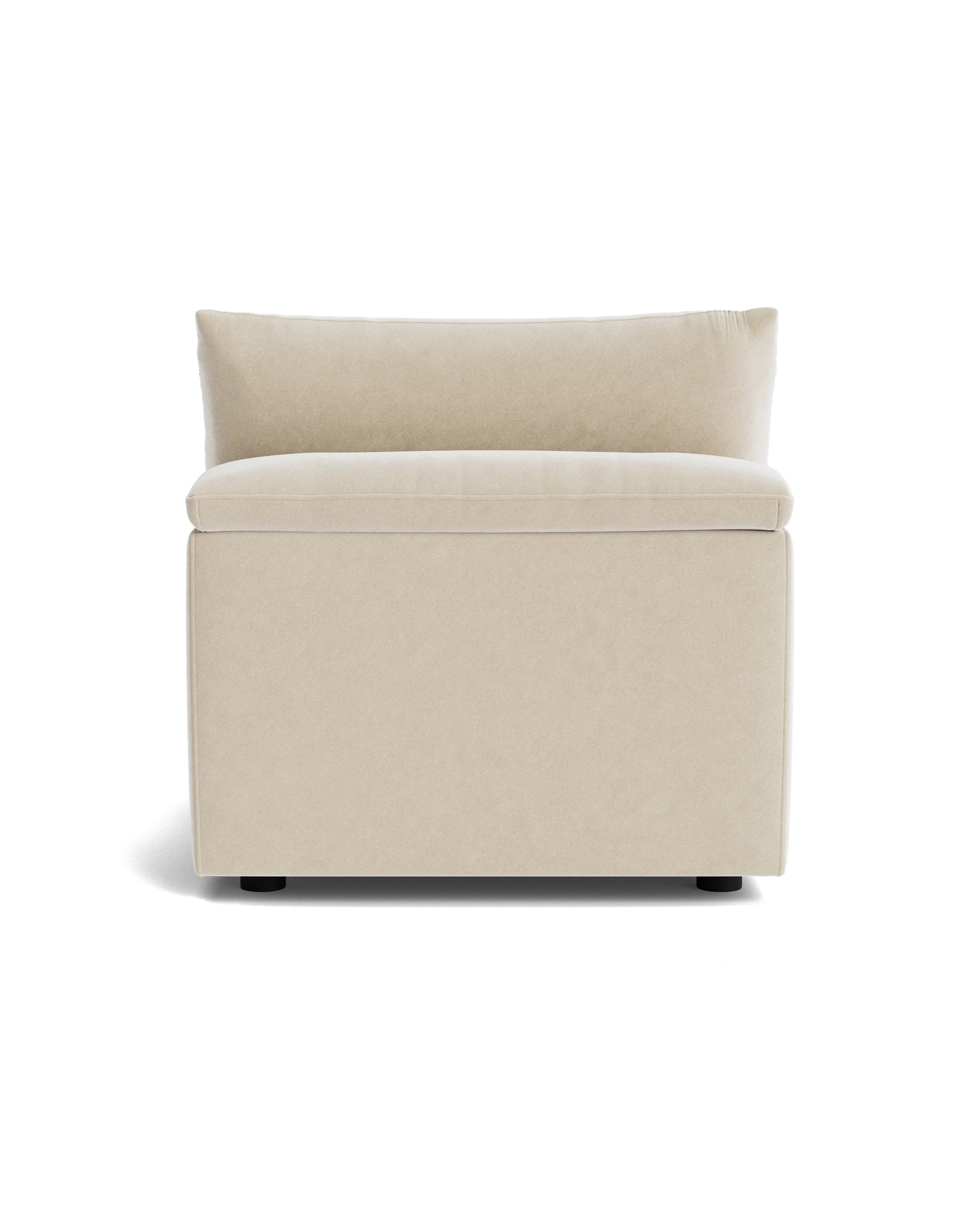 Melt Armless Middle Sofa Module - Eden Java