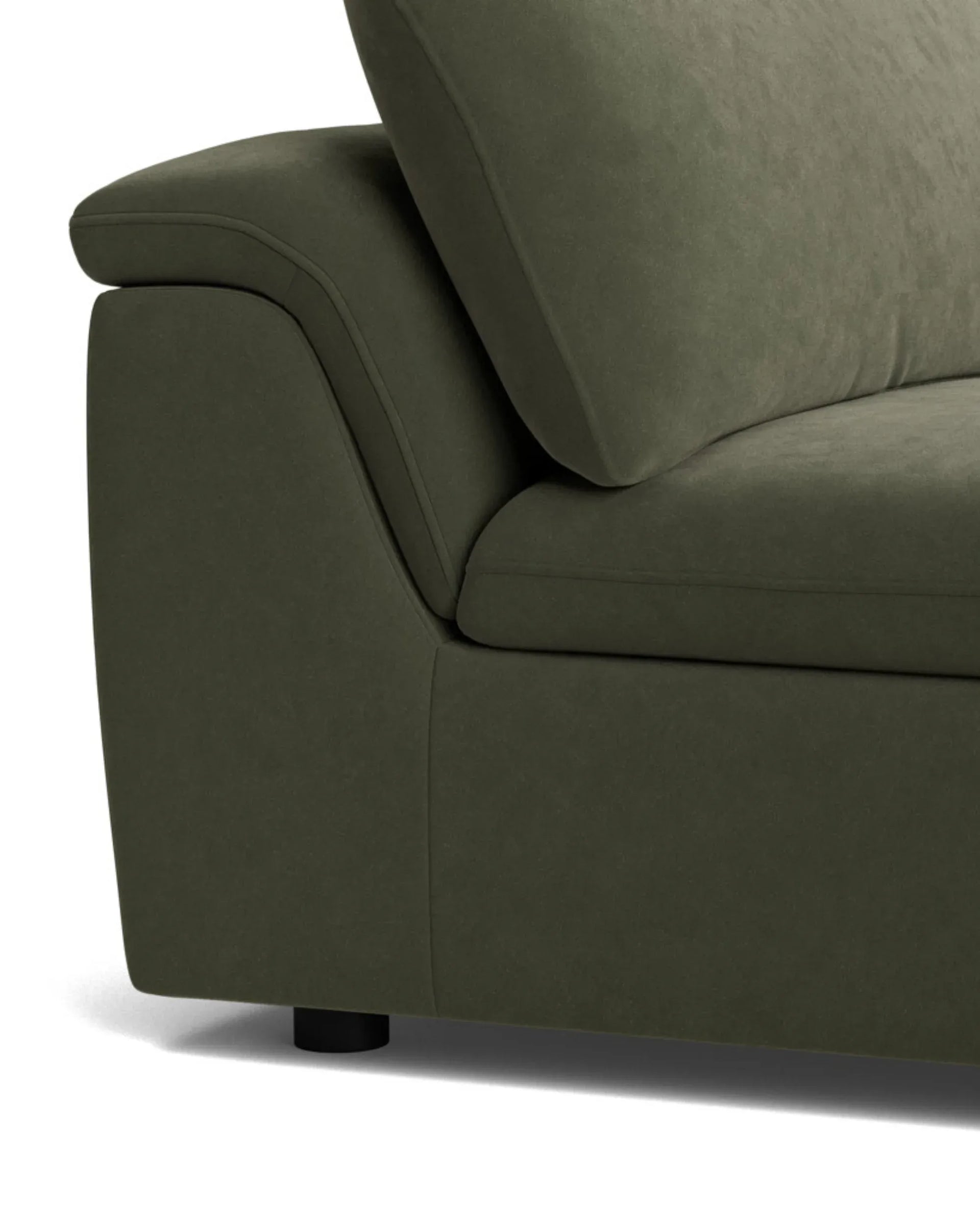 Melt Armless Middle Sofa Module - Eden Leaf