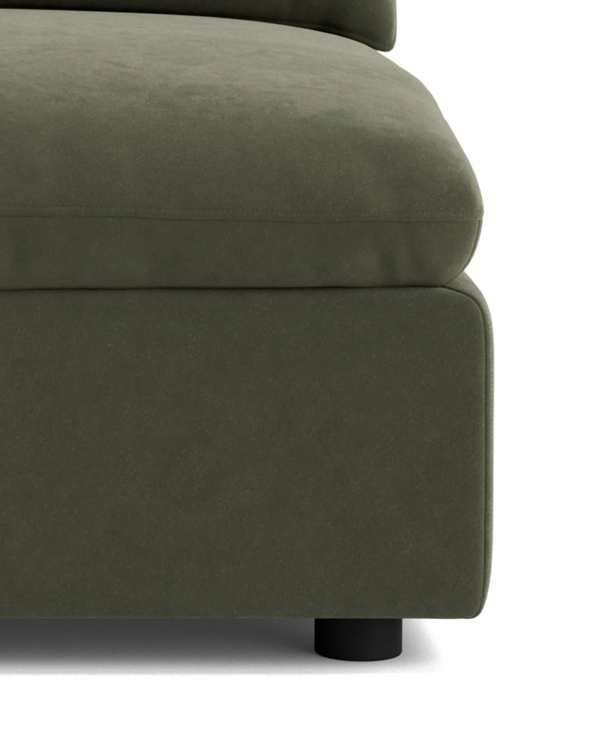 Melt Armless Middle Sofa Module - Eden Leaf
