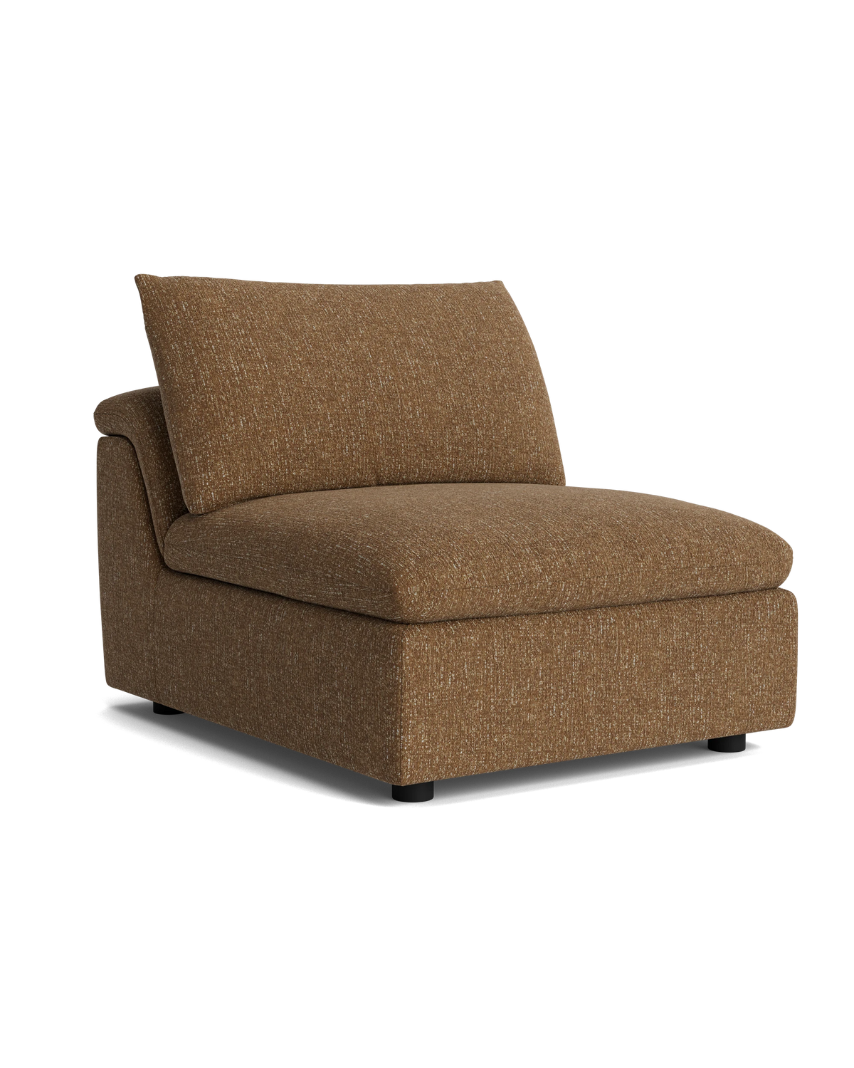 Melt Armless Middle Sofa Module - Fleck Ginger