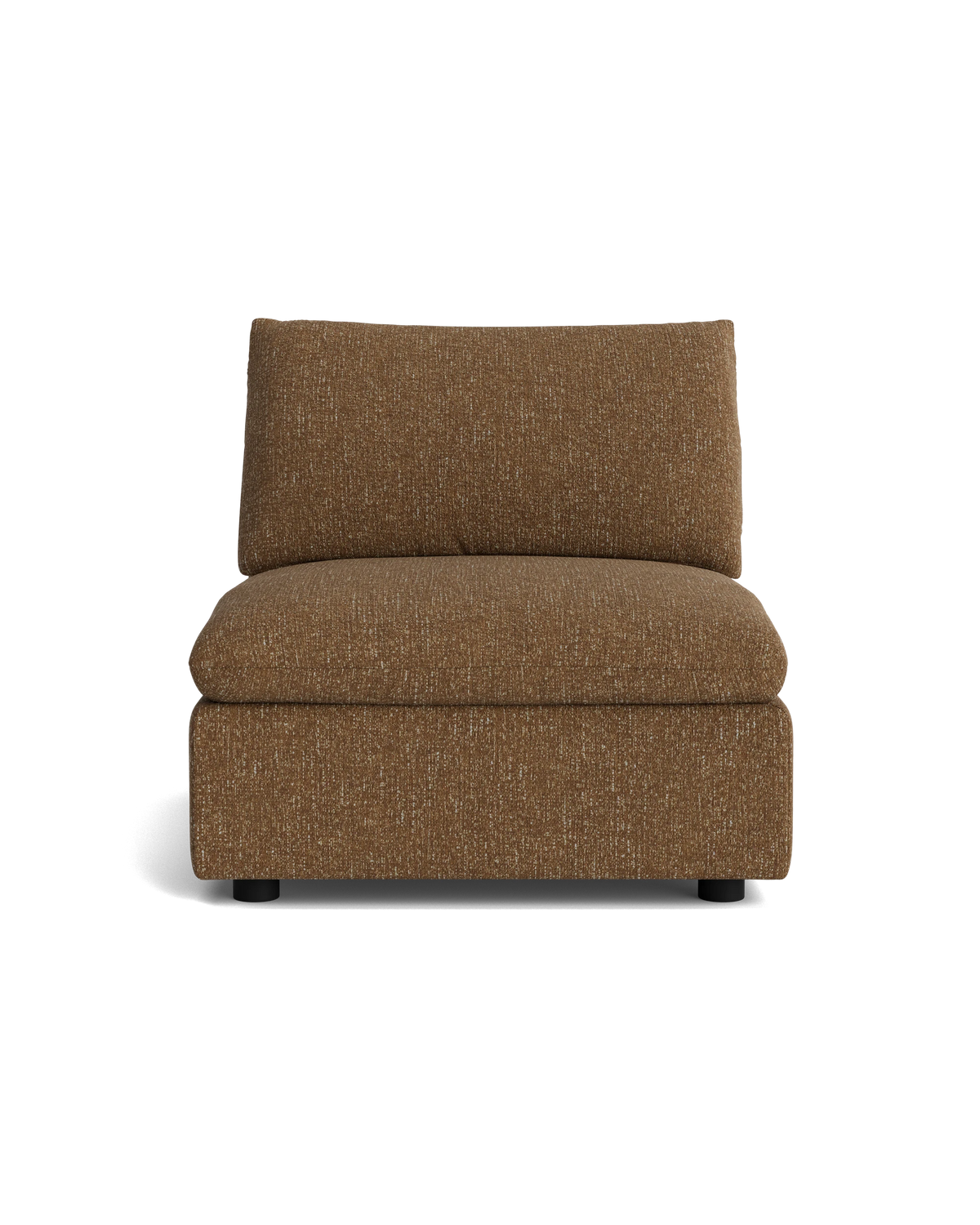 Melt Armless Middle Sofa Module - Fleck Ginger