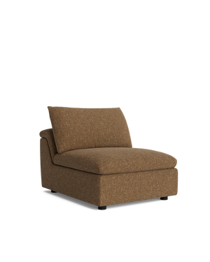 Melt Armless Middle Sofa Module - Fleck Ginger