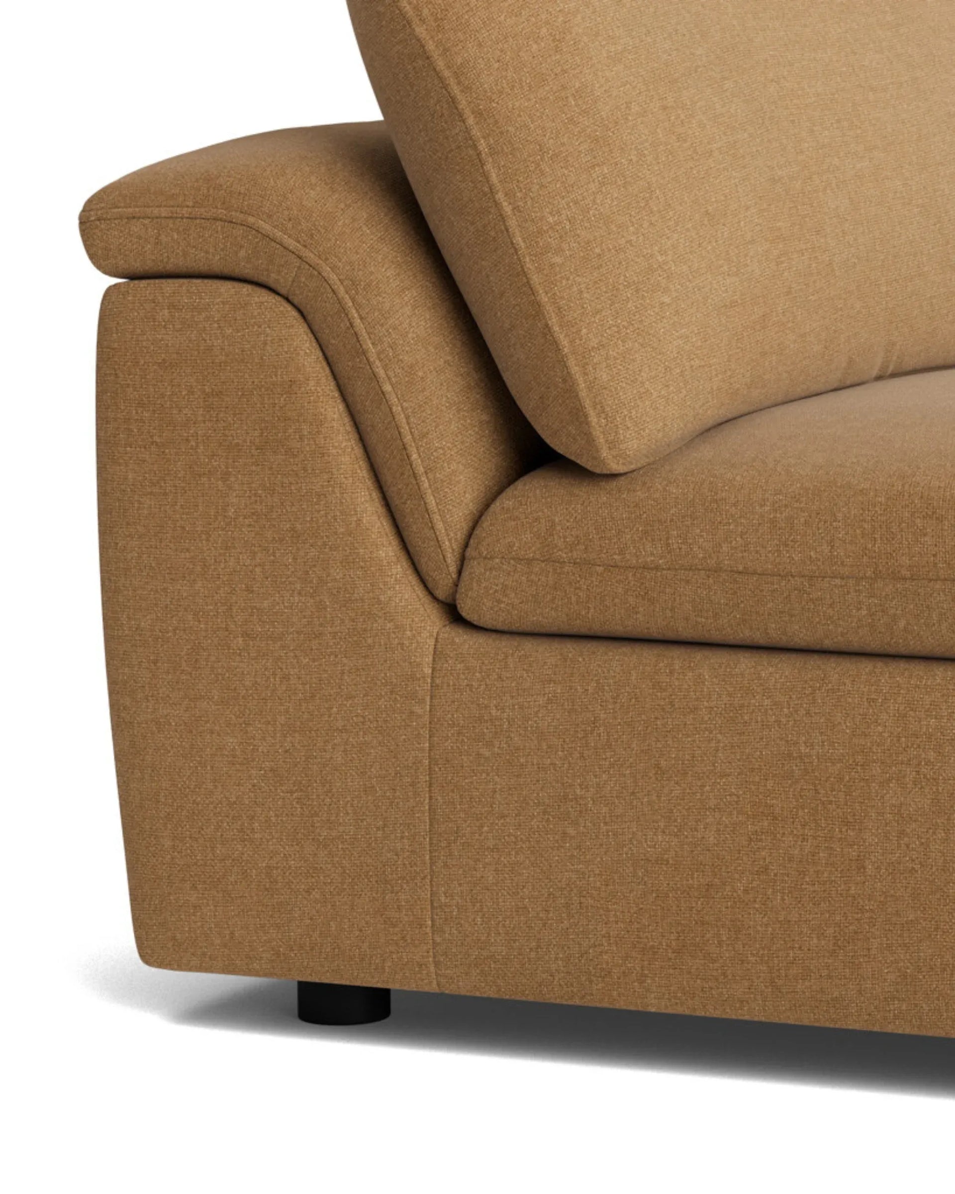 Melt Armless Middle Sofa Module - Fossil Fawn