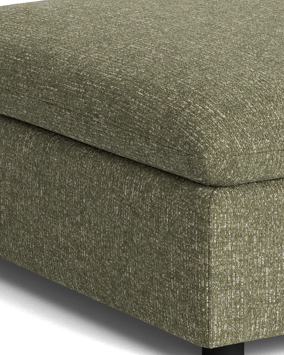 Melt Ottoman - Fleck Olive