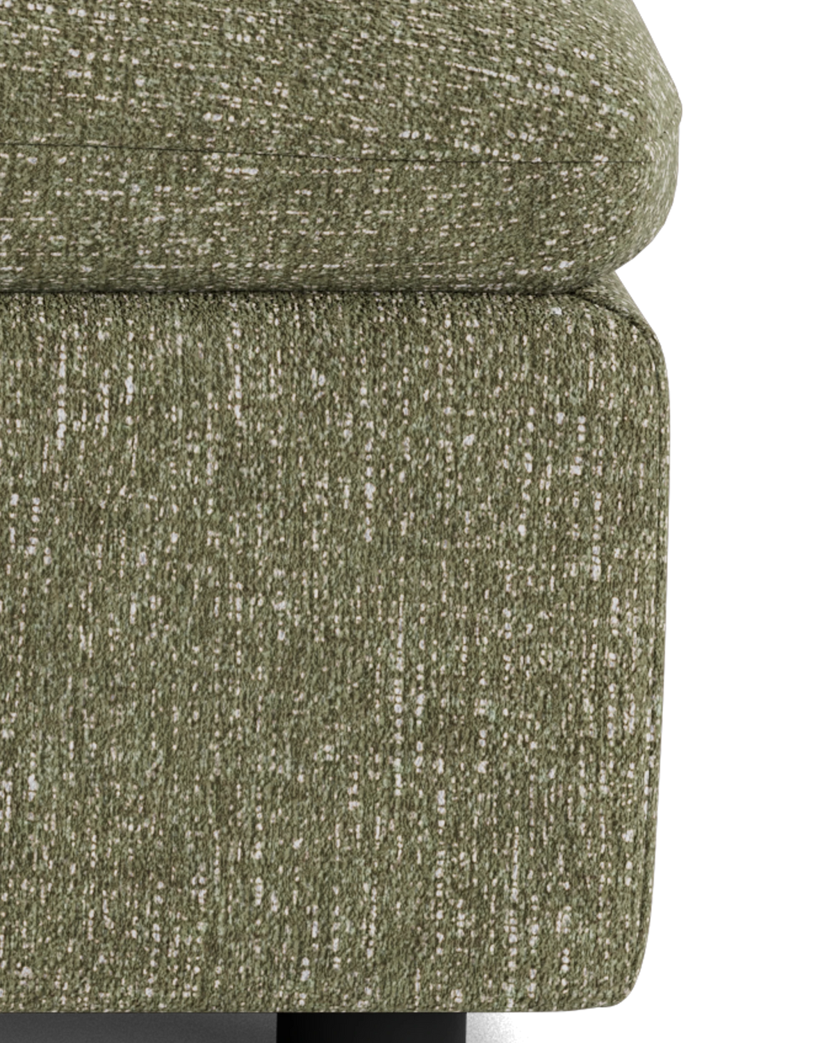 Melt Ottoman - Fleck Olive