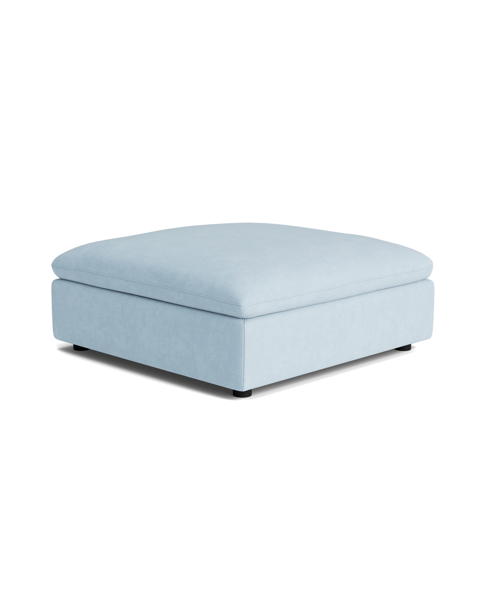 Melt Ottoman - Fossil Powder Blue