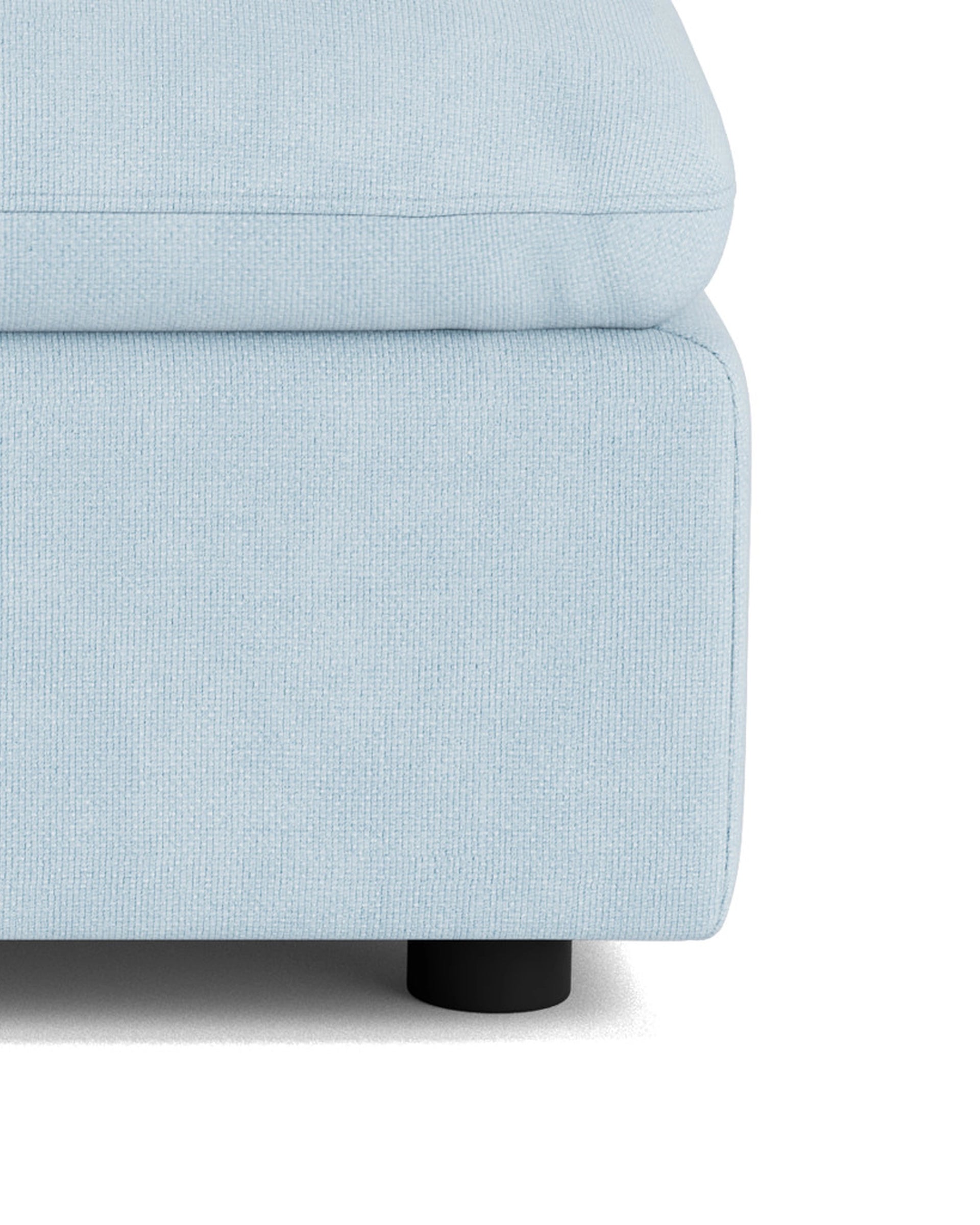 Melt Ottoman - Fossil Powder Blue