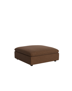 Melt Ottoman - Fossil Chocolate