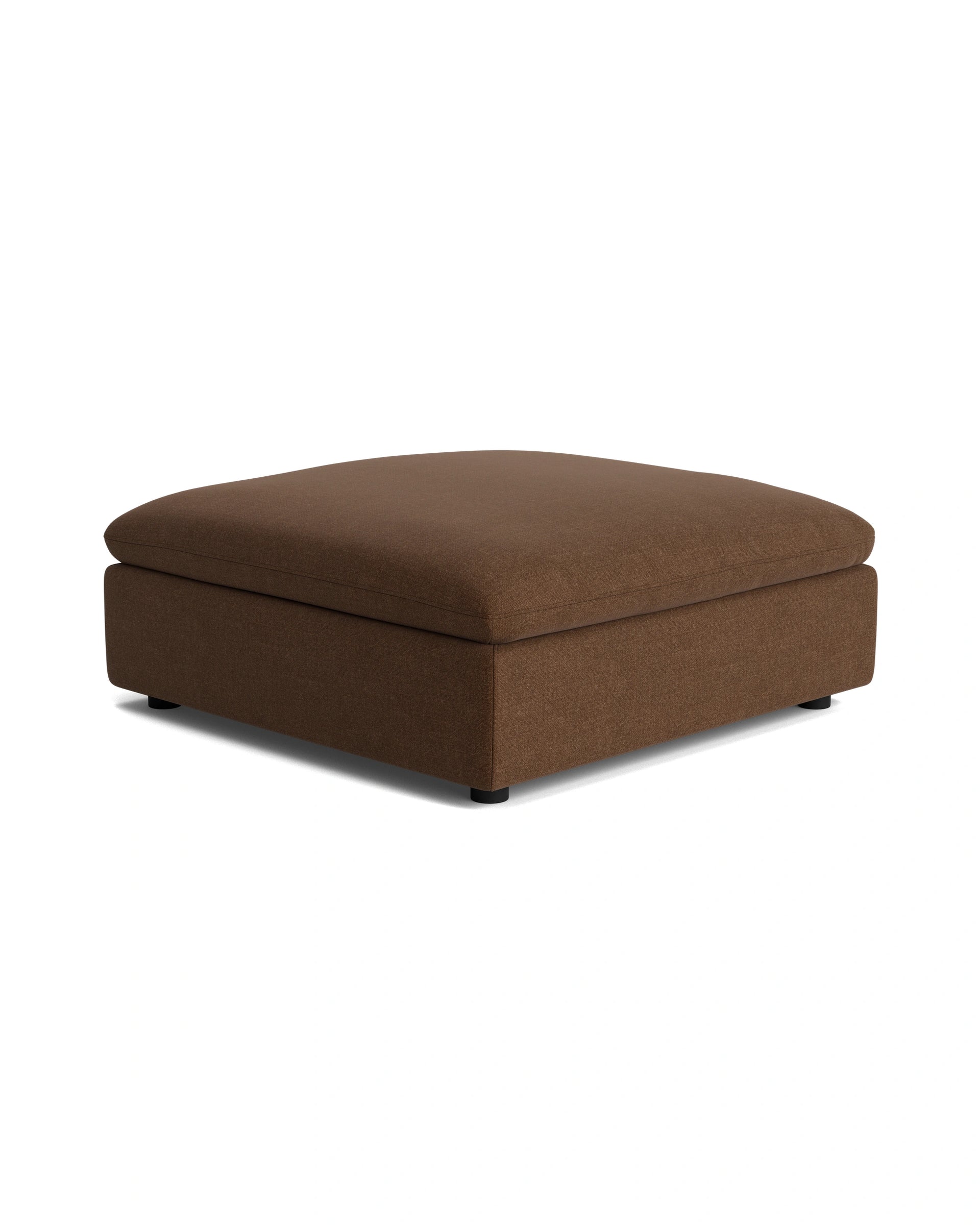 Melt Ottoman - Fossil Chocolate