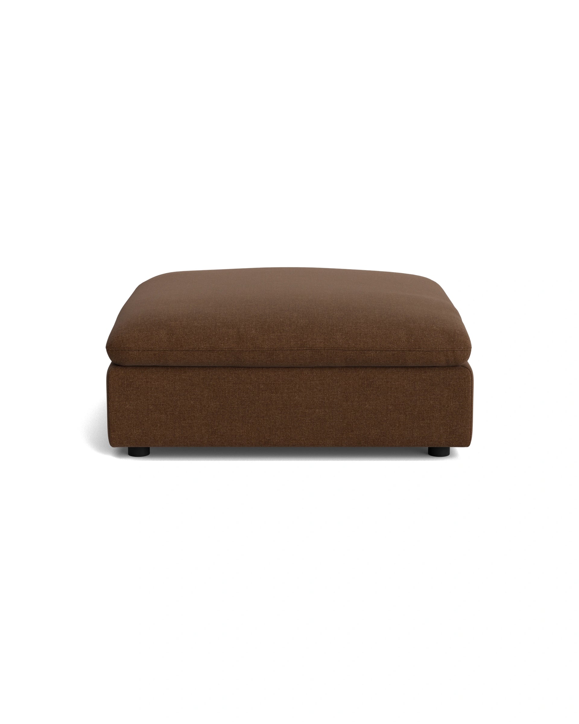 Melt Ottoman - Fossil Chocolate