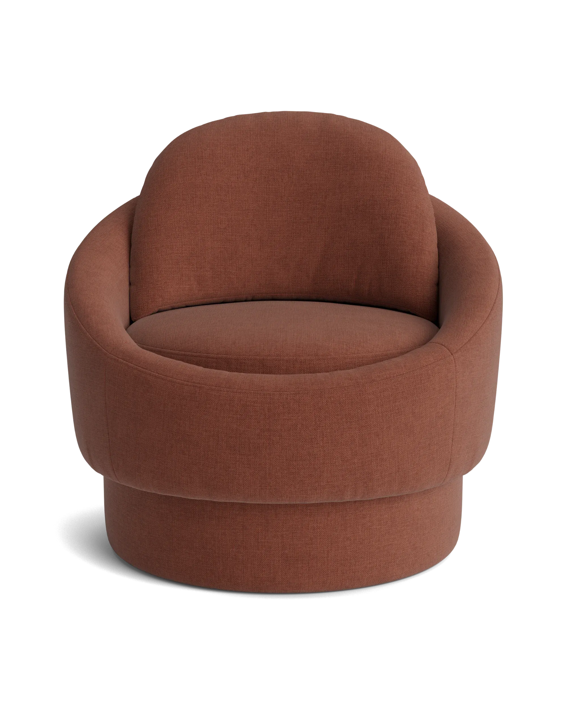 Halo Swivel Armchair - Silas Cherry
