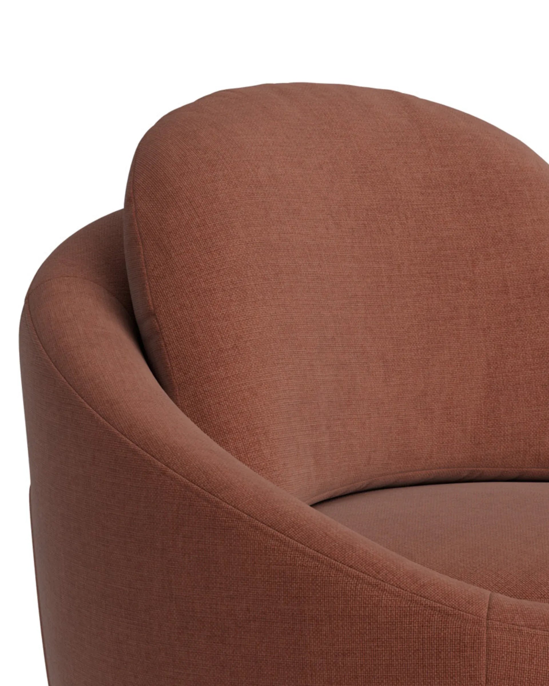 Halo Swivel Armchair - Silas Cherry