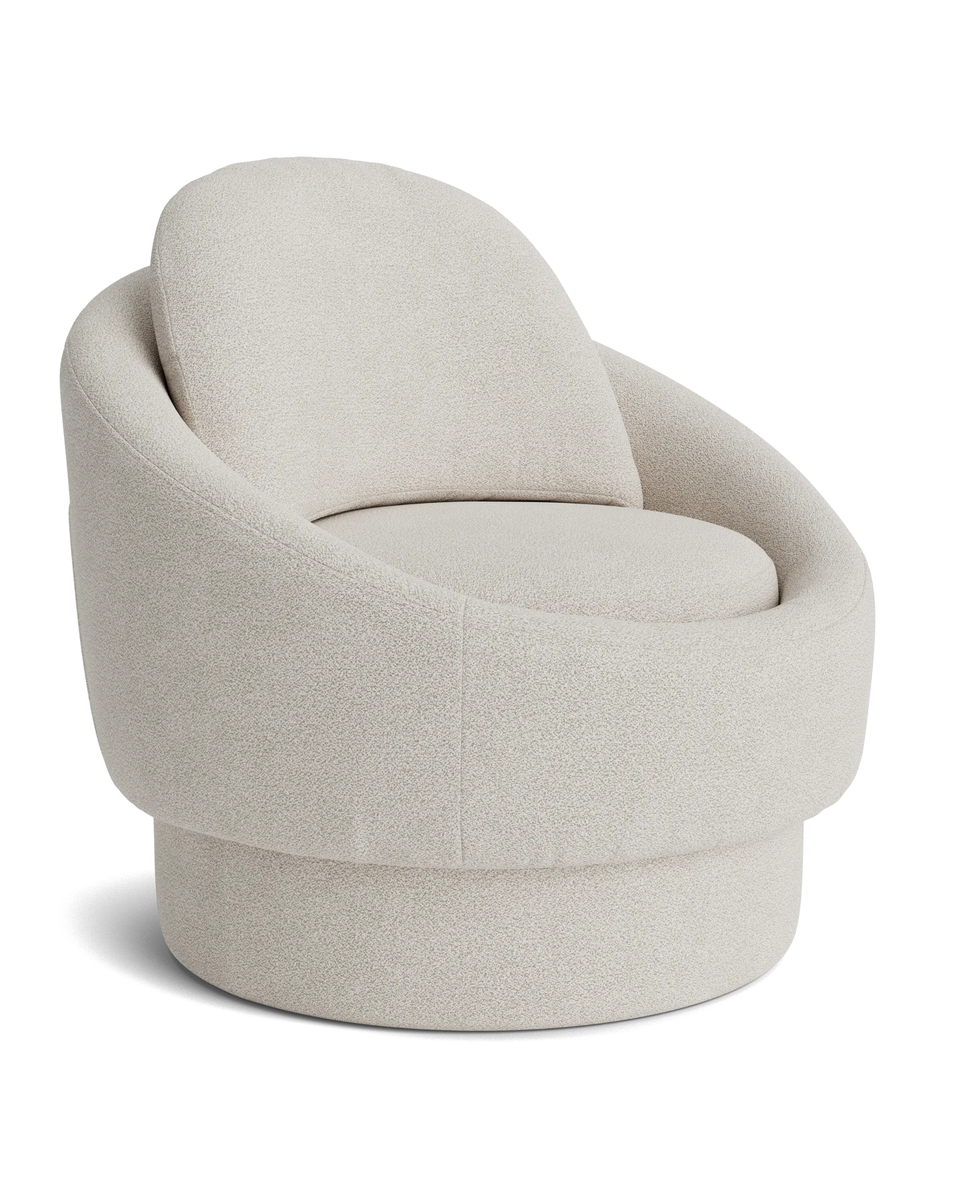Halo Swivel Armchair - Tate Biscotti