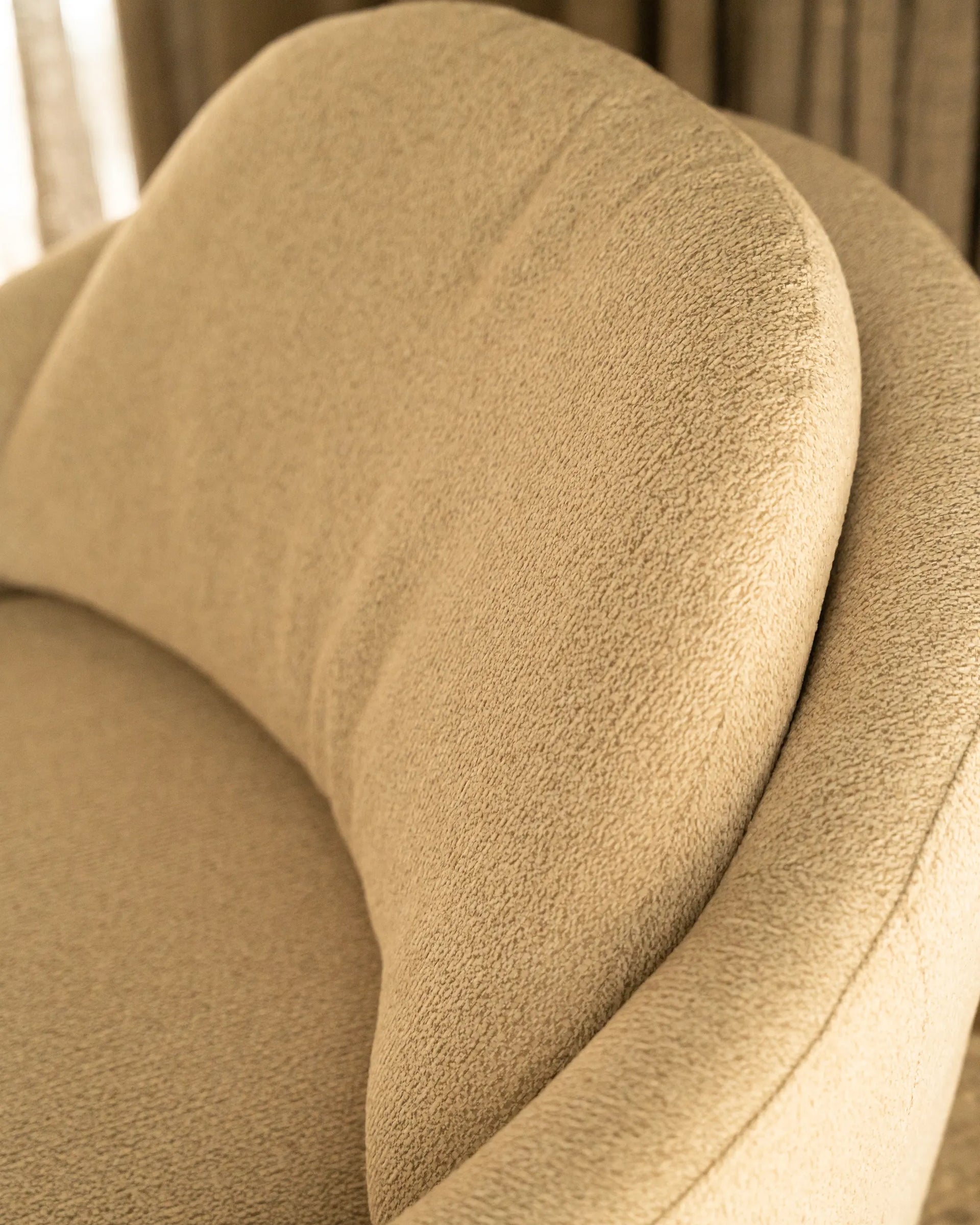 Halo Swivel Armchair - Tate Biscotti