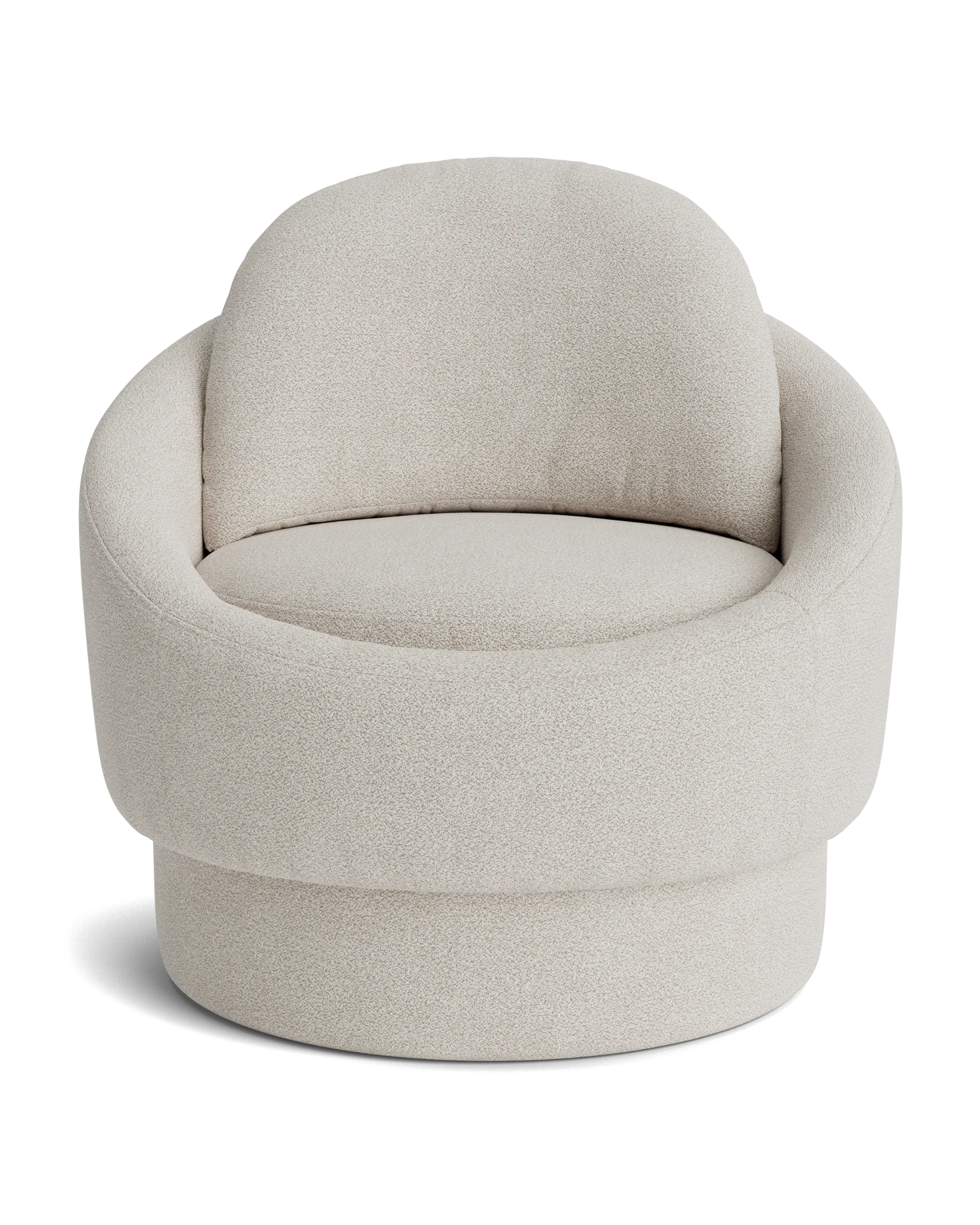 Halo Swivel Armchair - Tate Biscotti