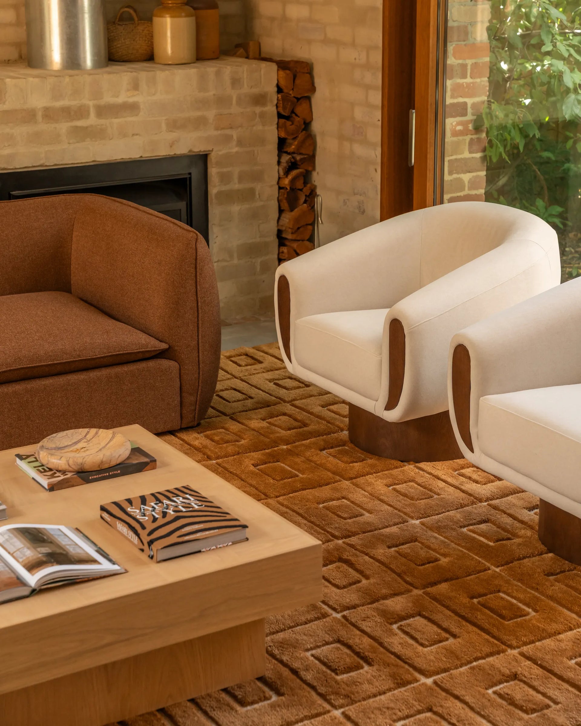 Draper Swivel Armchair - Eden Ecru