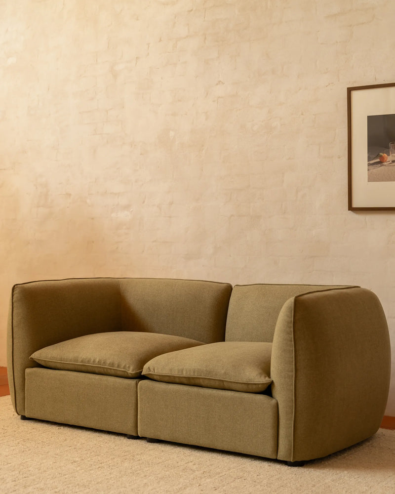 Muro 3 Seater Sofa - Fossil Eucalyptus