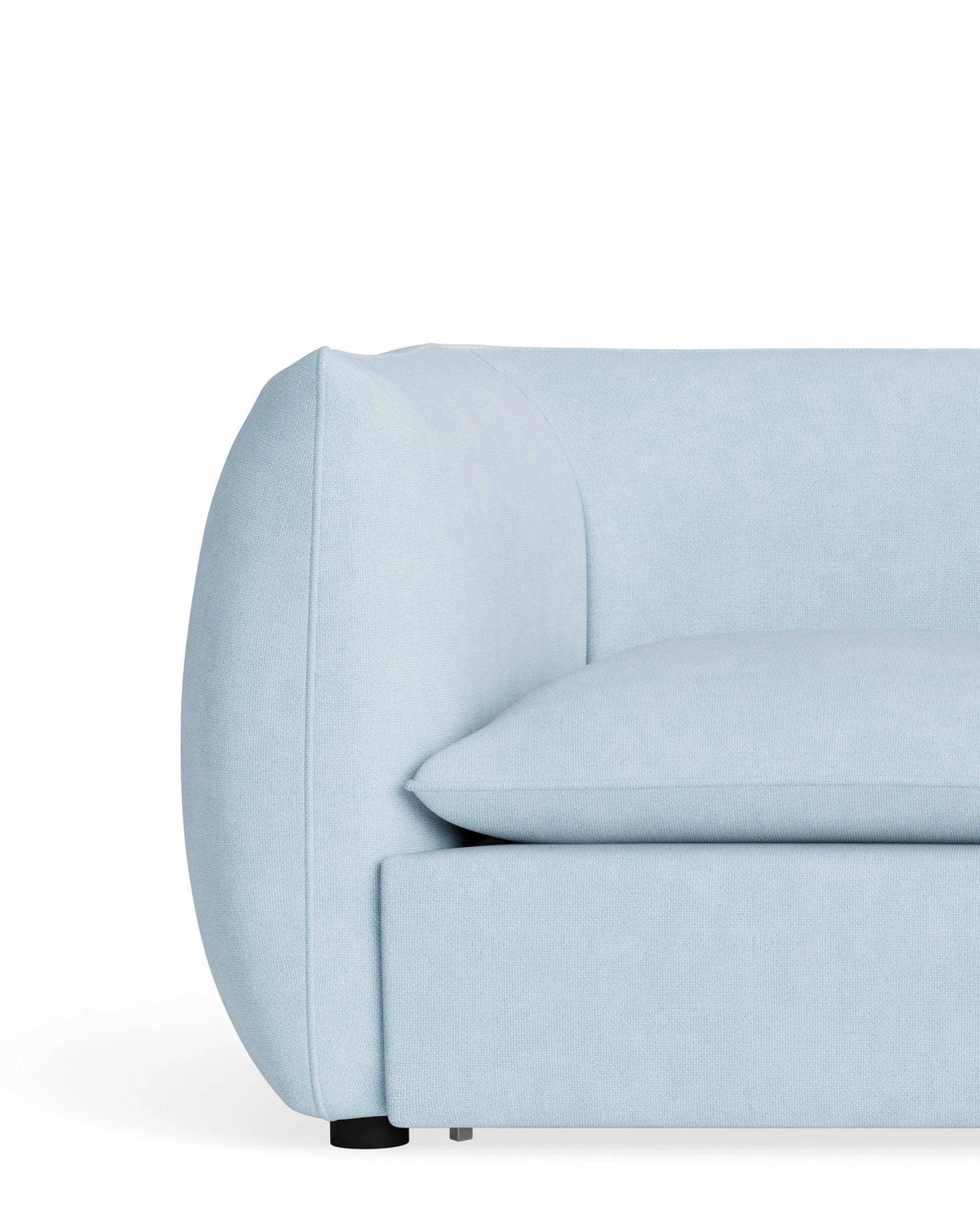 Muro 3 Seater Sofa - Fossil Powder Blue