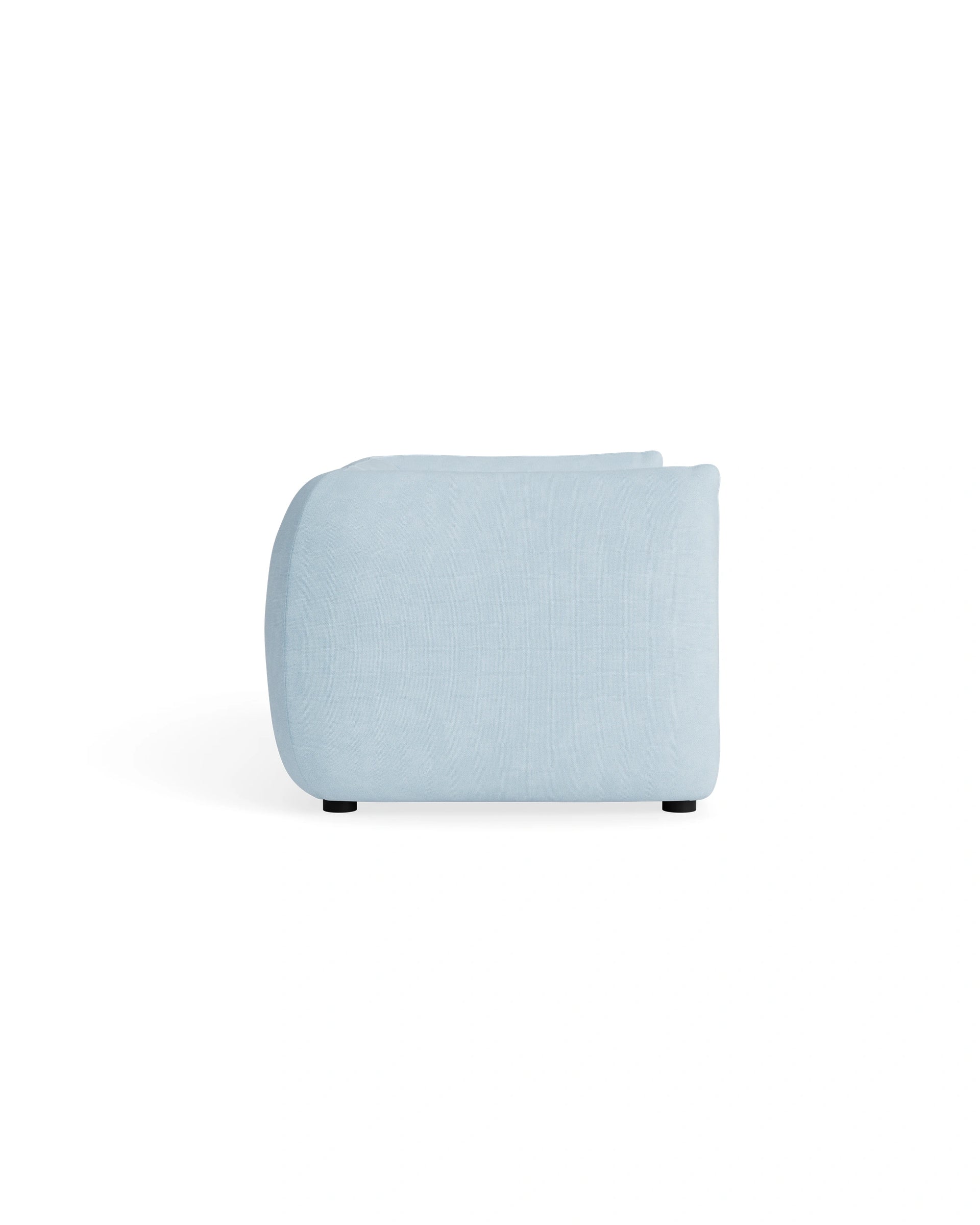 Muro 3 Seater Sofa - Fossil Powder Blue