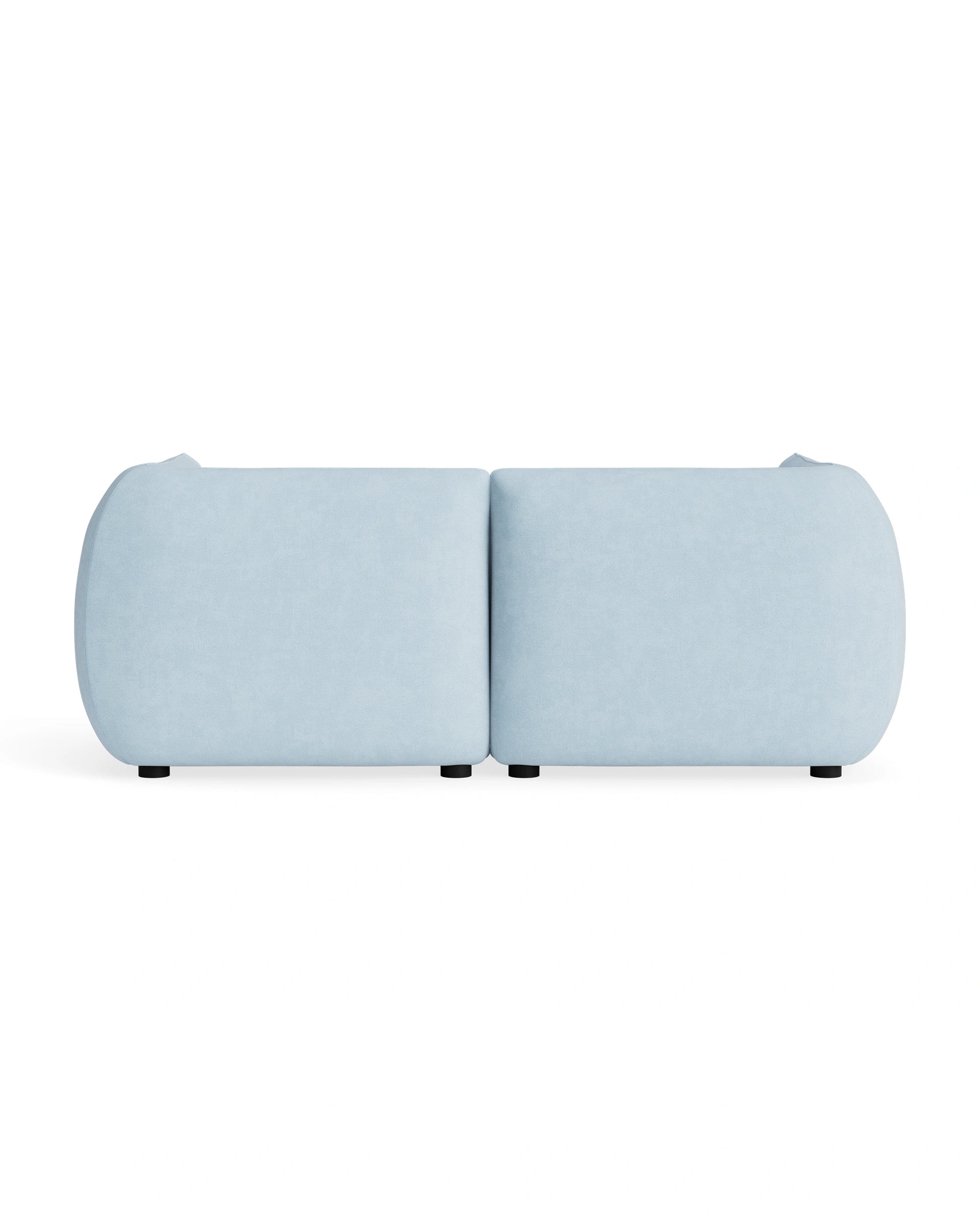 Muro 3 Seater Sofa - Fossil Powder Blue