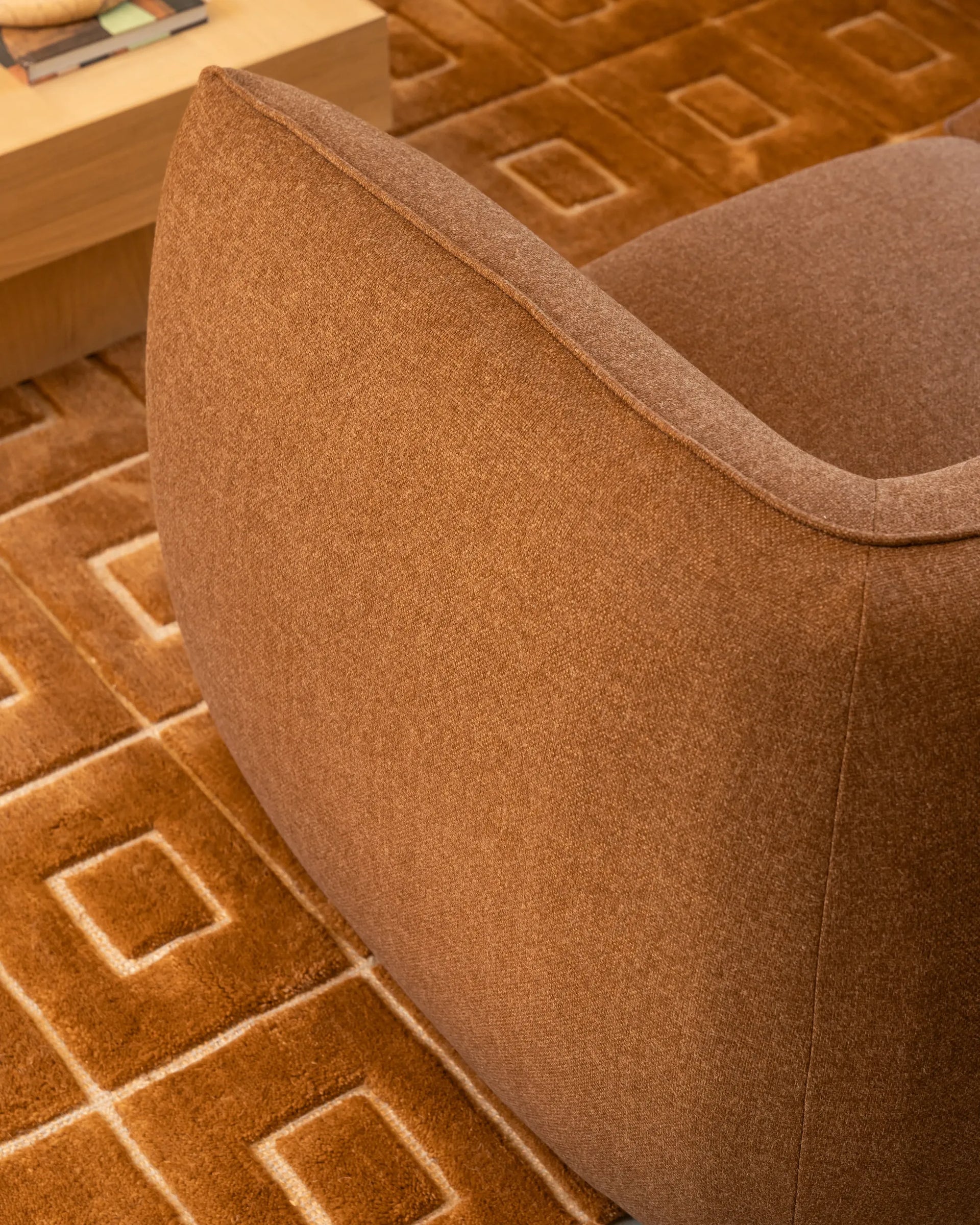 Muro Large Corner Sofa - Fossil Chocolate