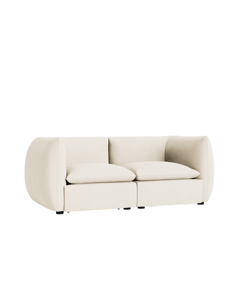 Muro 3 Seater Sofa - Corduroy Off White
