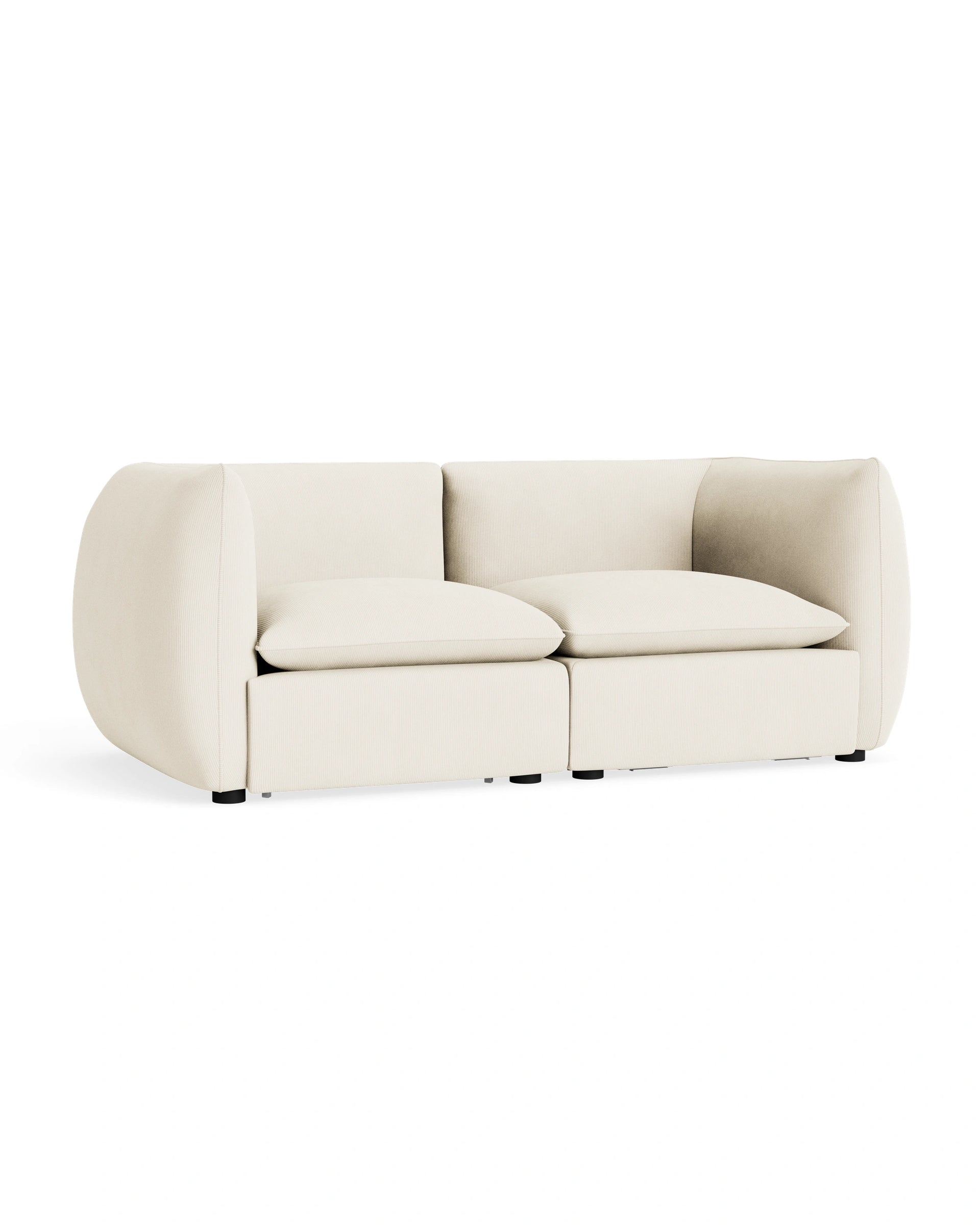Muro 3 Seater Sofa - Corduroy Off White