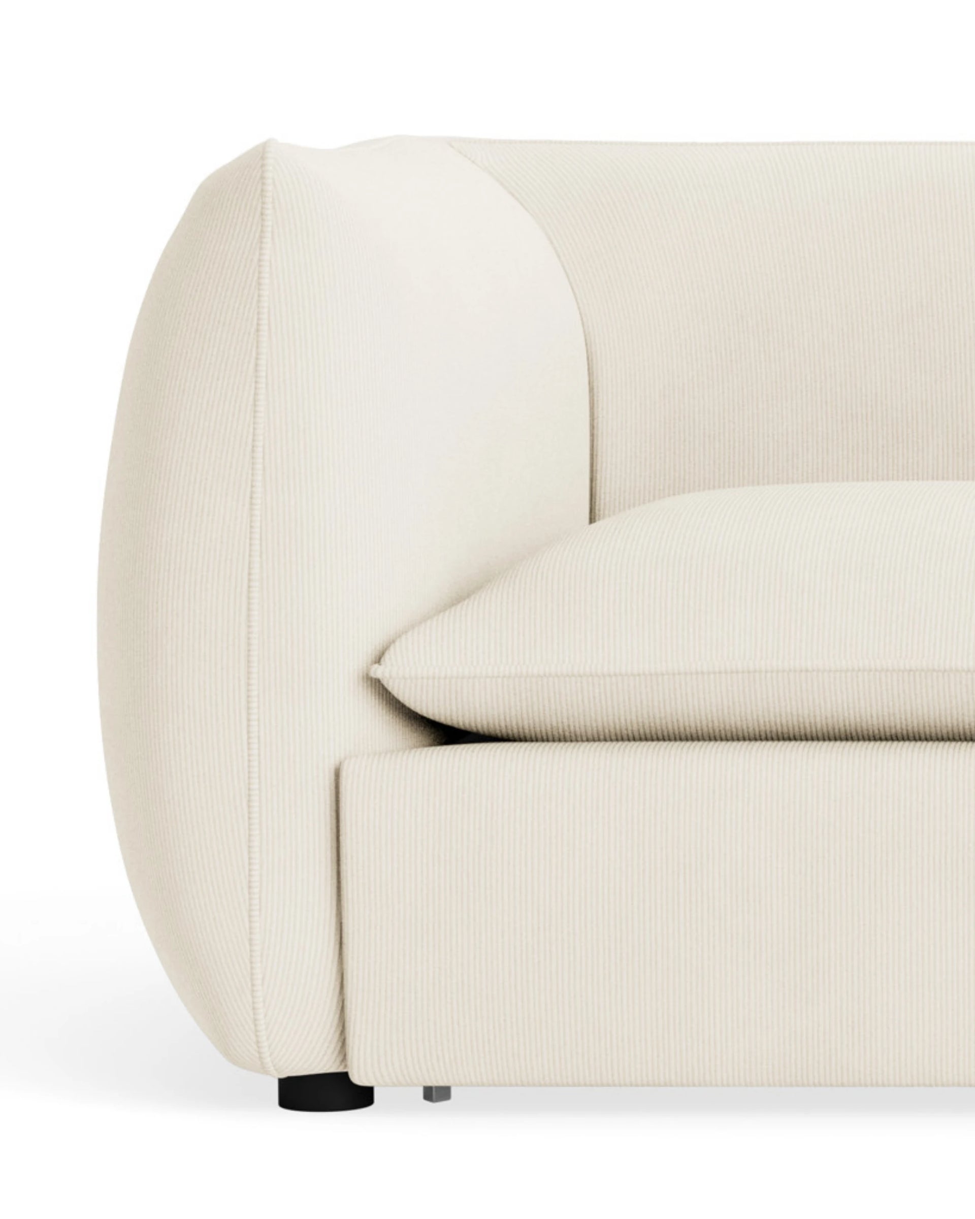 Muro 3 Seater Sofa - Corduroy Off White