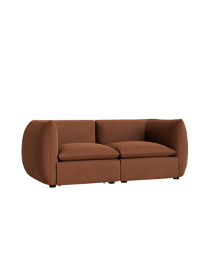 Muro 3 Seater Sofa - Corduroy Cocoa
