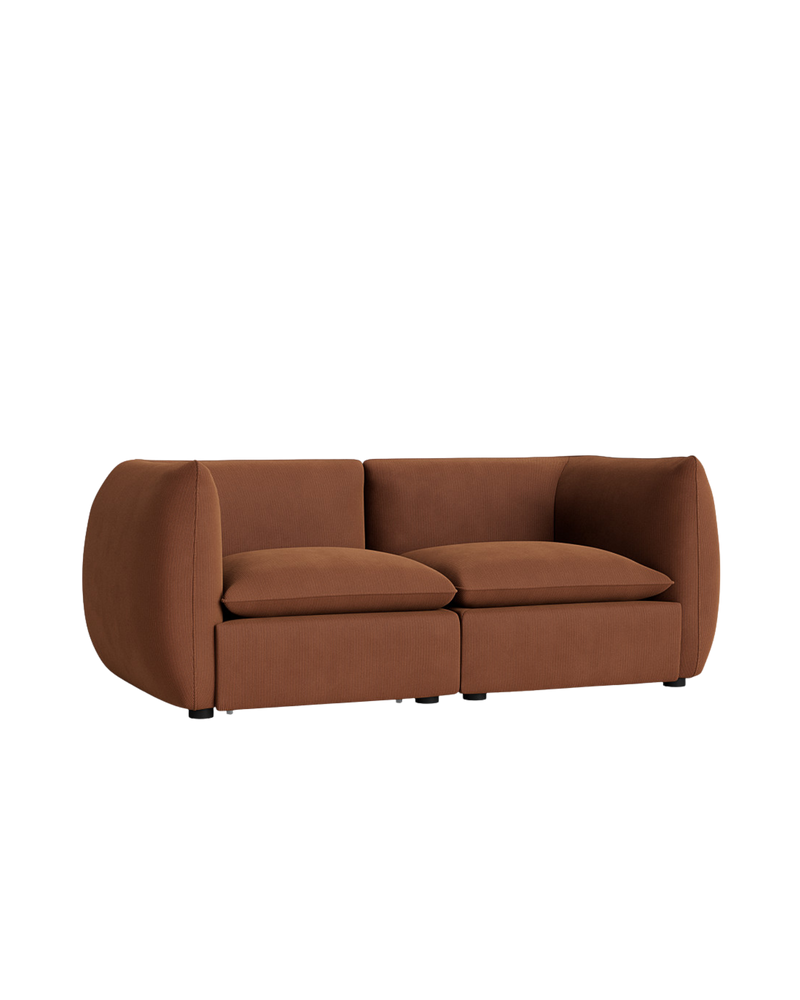 Muro 3 Seater Sofa - Corduroy Cocoa