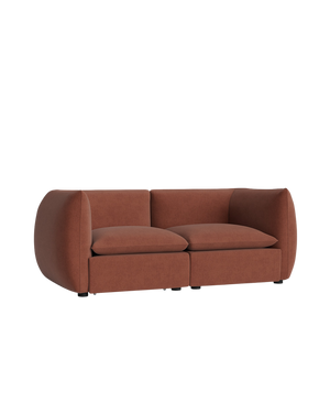 Muro 3 Seater Sofa - Silas Cherry