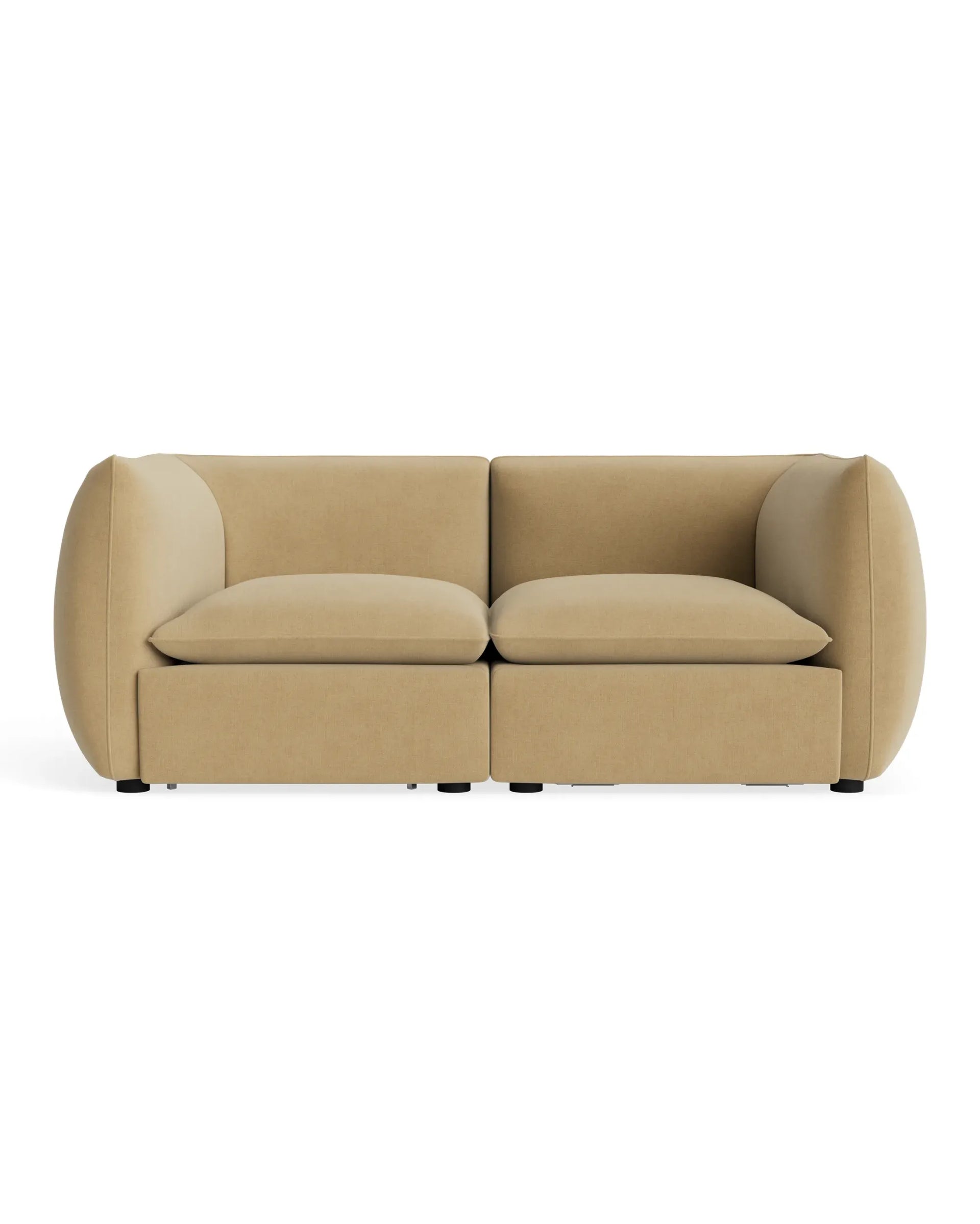 Muro 3 Seater Sofa - Silas Honey